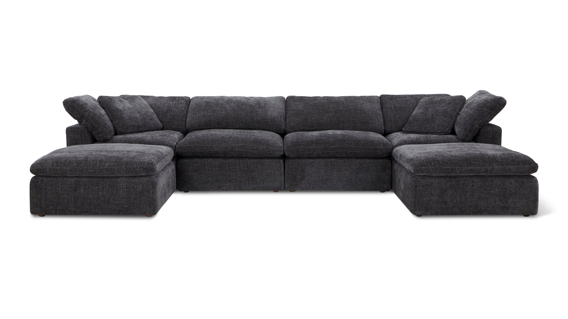 Movie Night™ 6-Piece Modular U-Shaped Sectional, Standard, Truffle_image