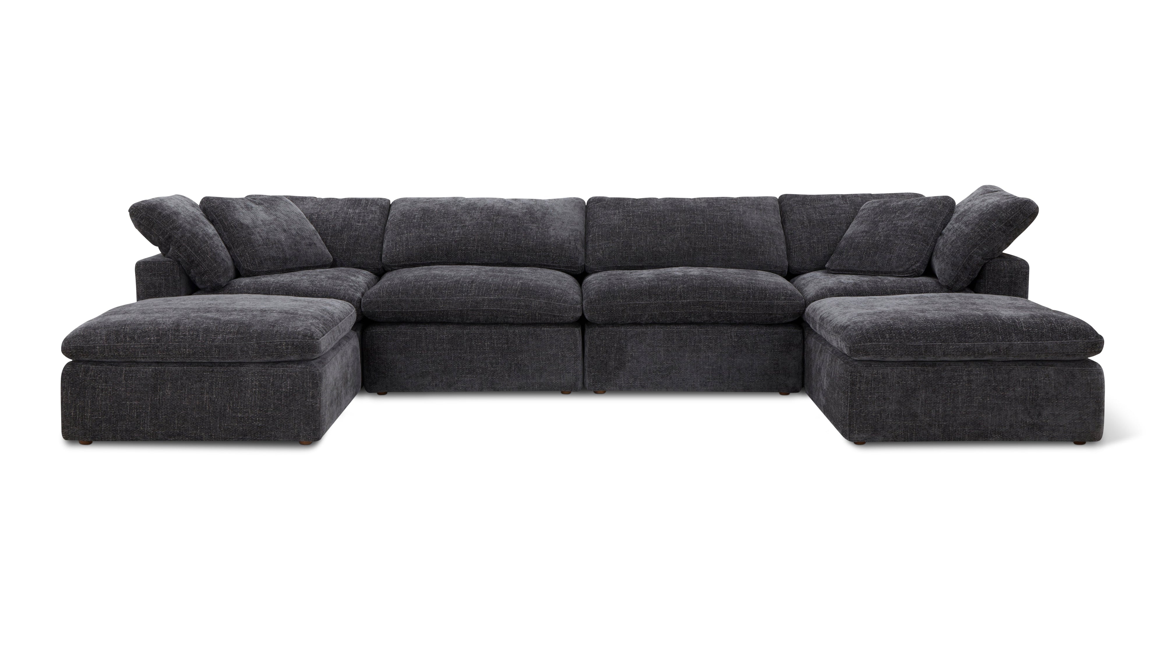 Movie Night™ 6-Piece Modular U-Shaped Sectional, Standard, Truffle - Image 1