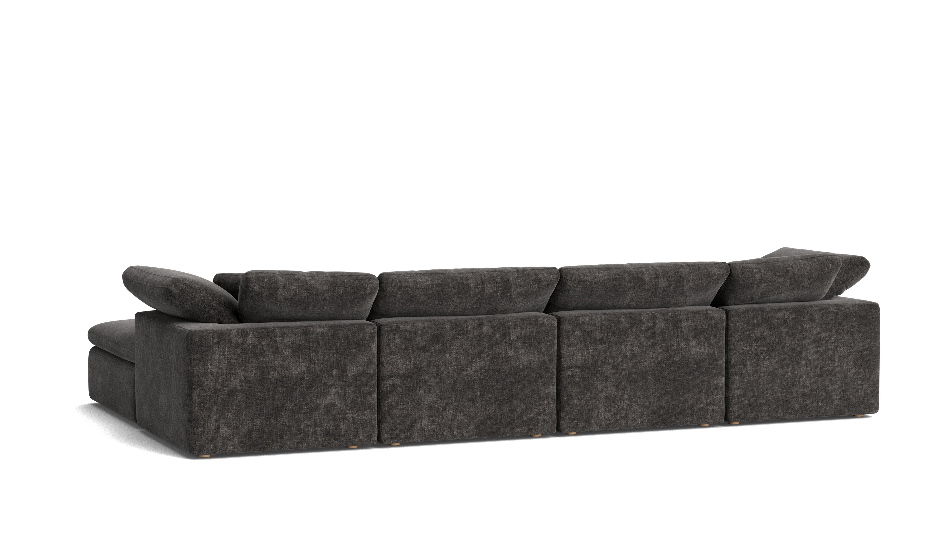 Movie Night™ 6 - Piece Modular U - Shaped Sectional, Standard, Truffle - Sundays Company CanadaSEC-YJ-917-003