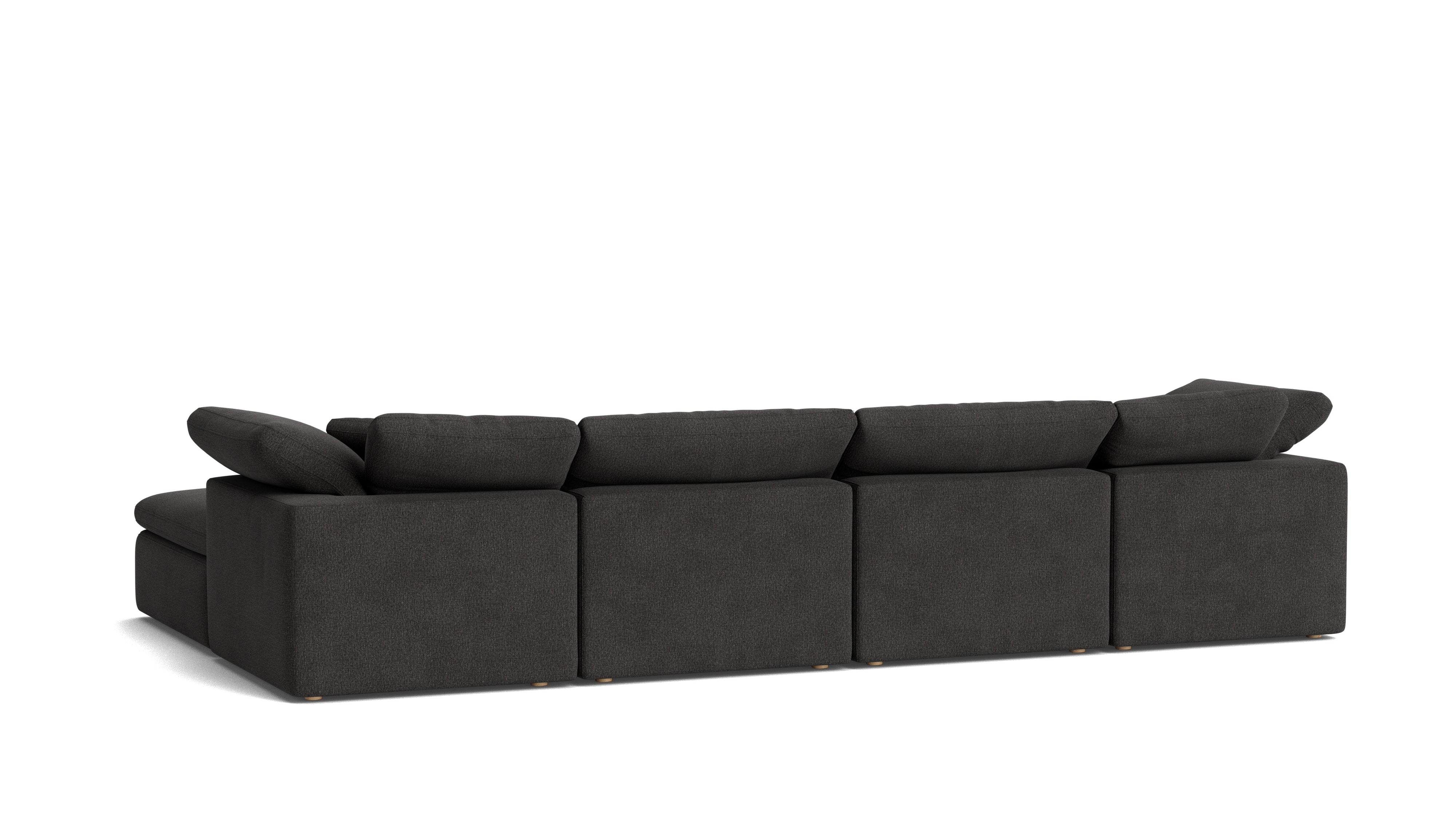 Movie Night™ 6 - Piece Modular U - Shaped Sectional, Standard, Dark Shadow - Sundays Company CanadaSEC-YJ-917-025