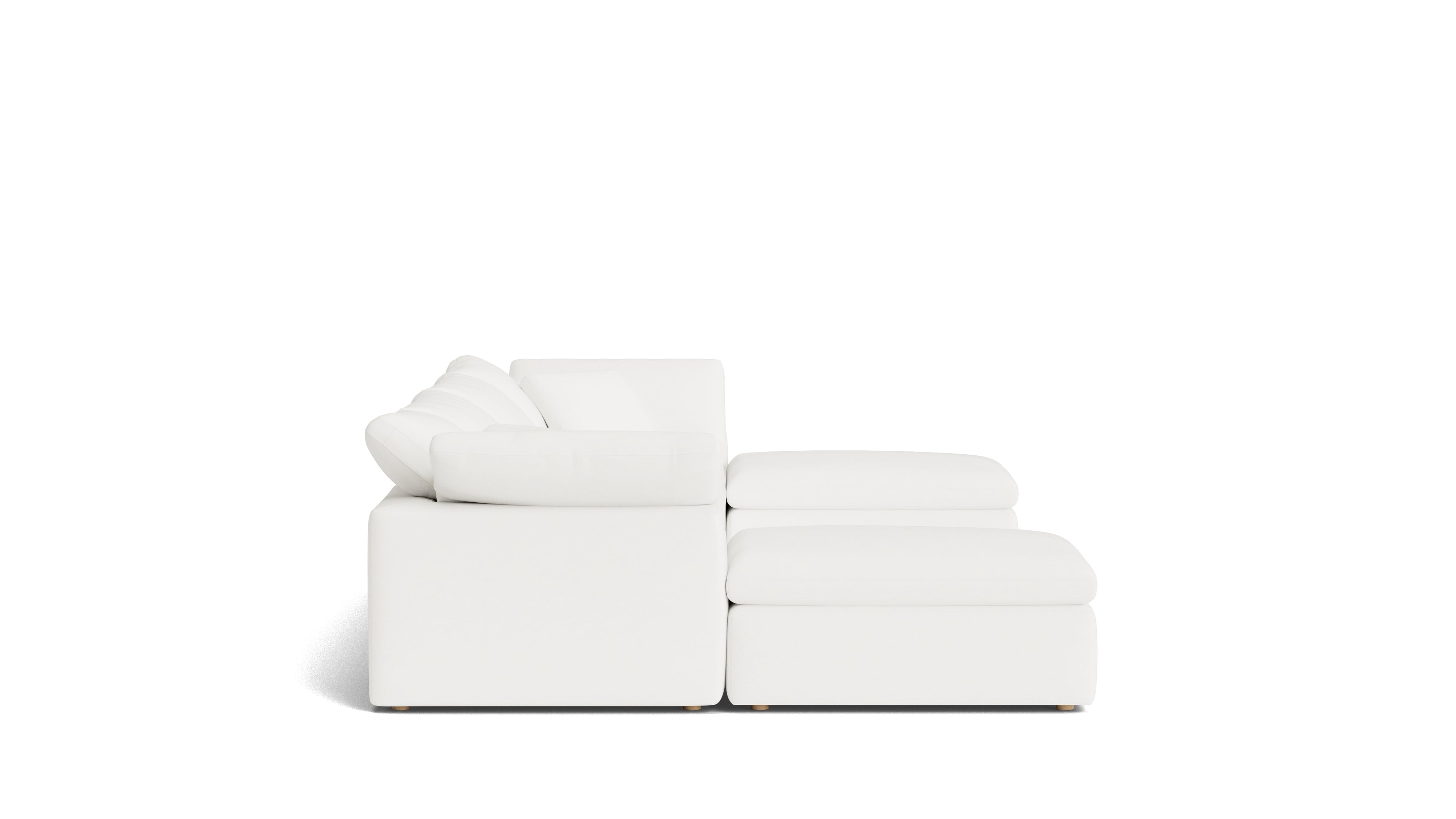 Movie Night™ 6 - Piece Modular U - Shaped Sectional, Standard, Brie - Sundays Company CanadaSEC-YJ-917-037