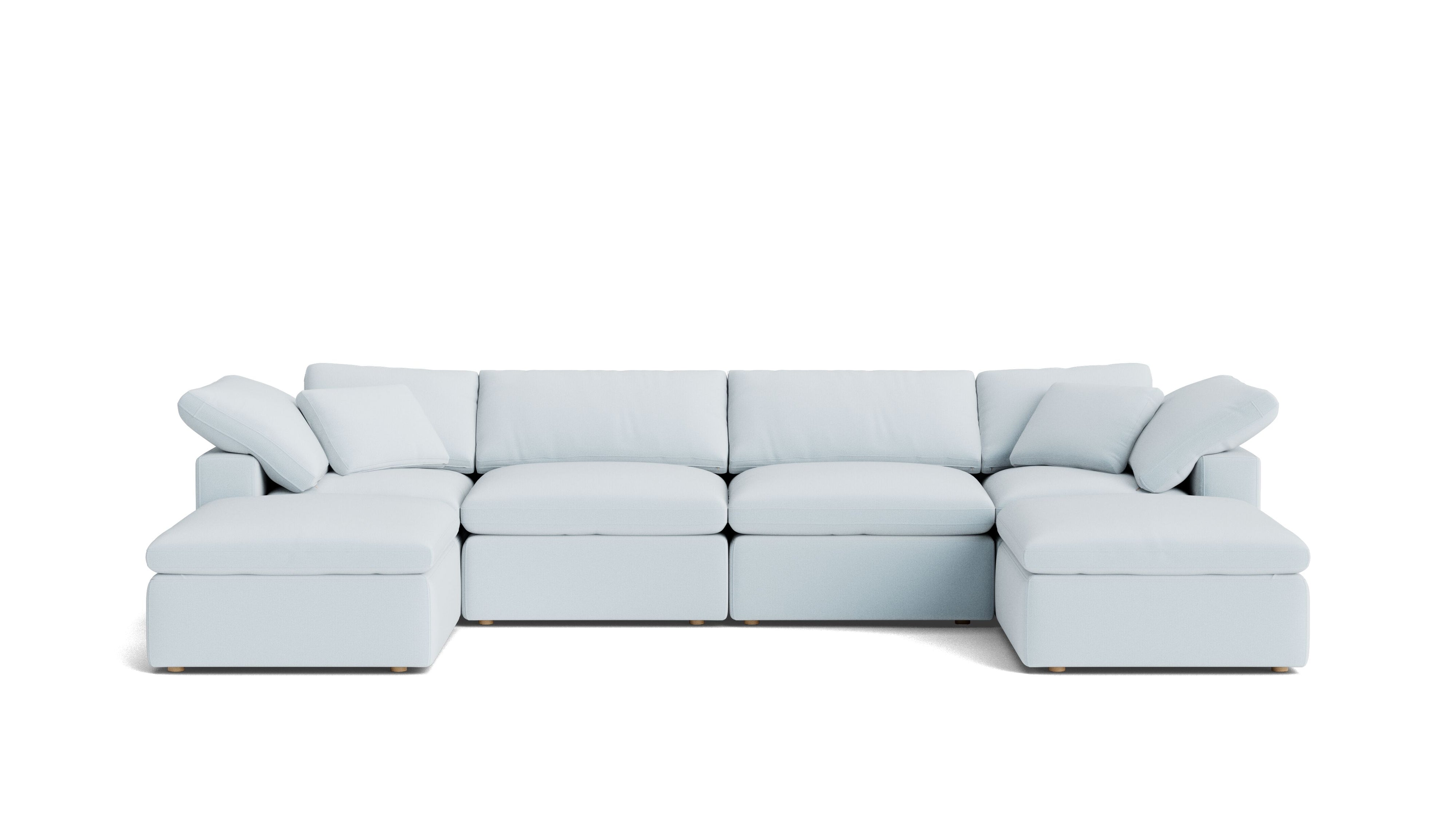 Movie Night™ 6-Piece Modular U-Shaped Sectional, Standard, Cove