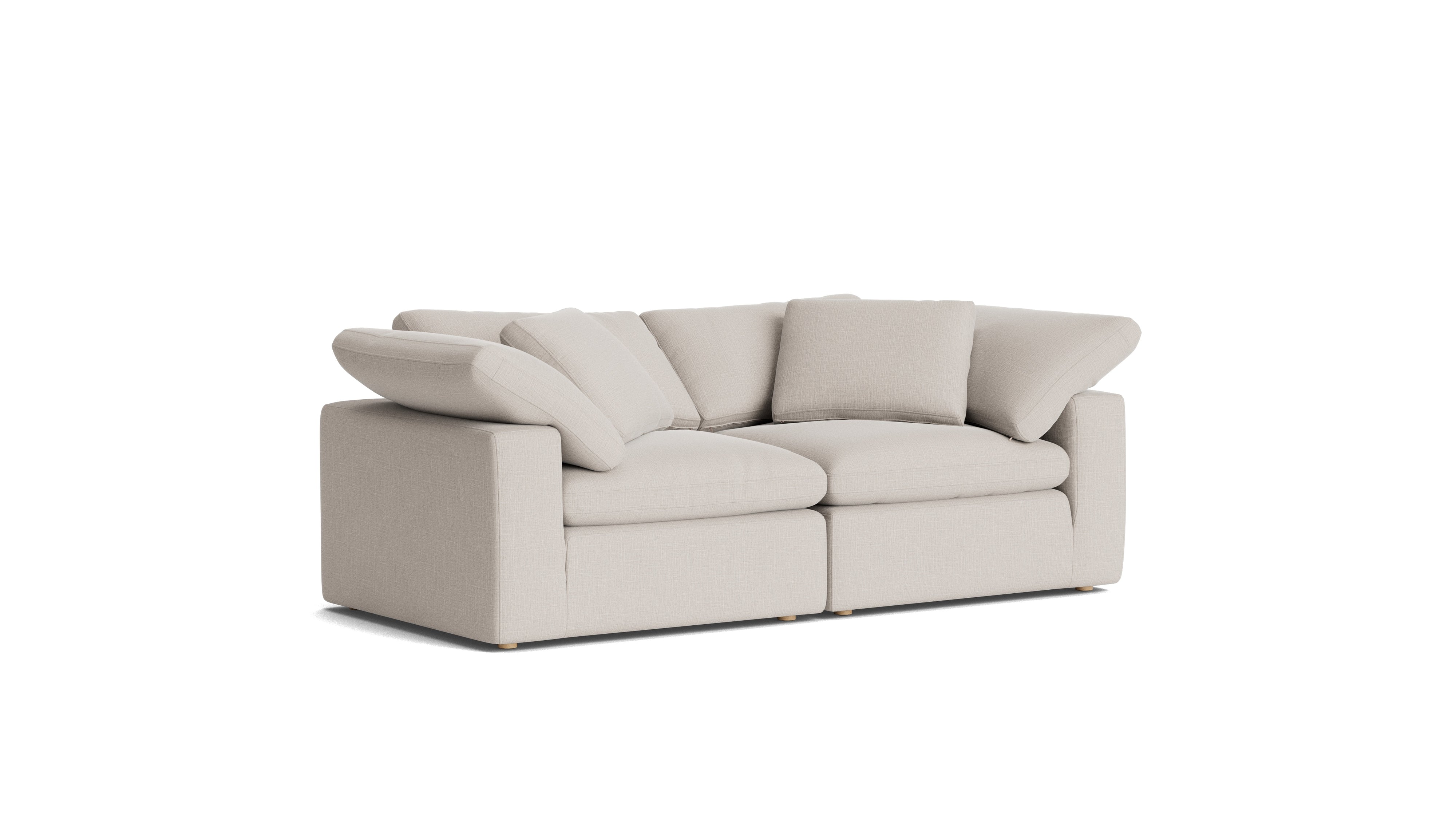 Movie Night™ 2 - Piece Modular Sofa, Large, Clay - Sundays Company CanadaSEC-YJ-918-015