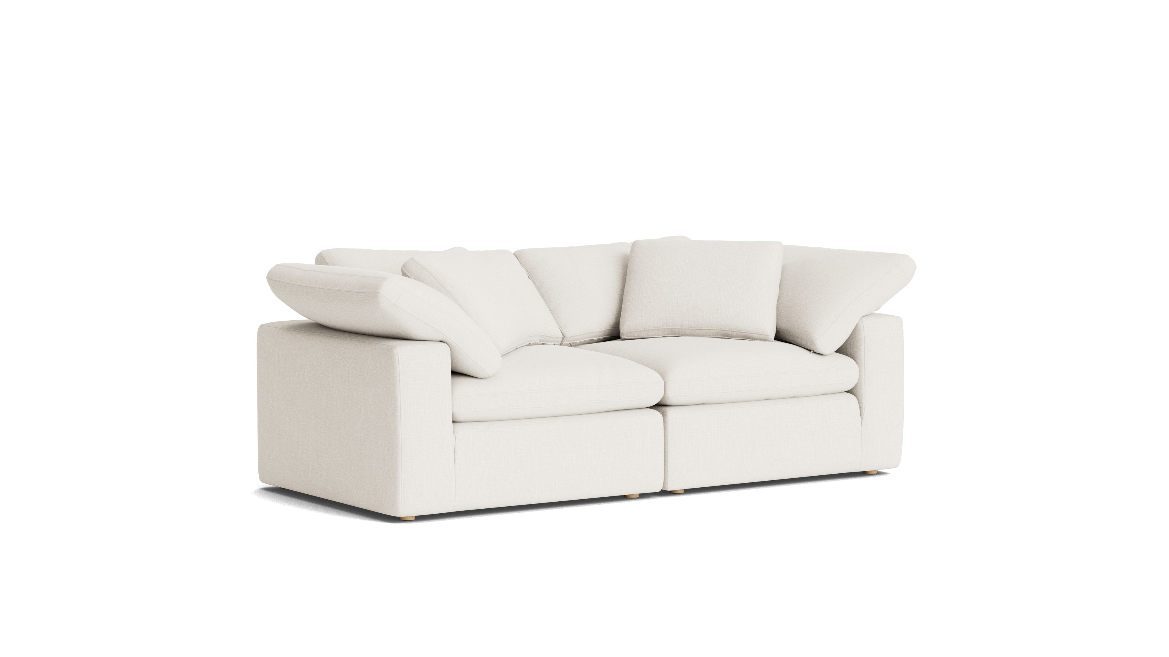Movie Night™ 2 - Piece Modular Sofa, Large, Cream Linen - Sundays Company CanadaSEC-YJ-918-018