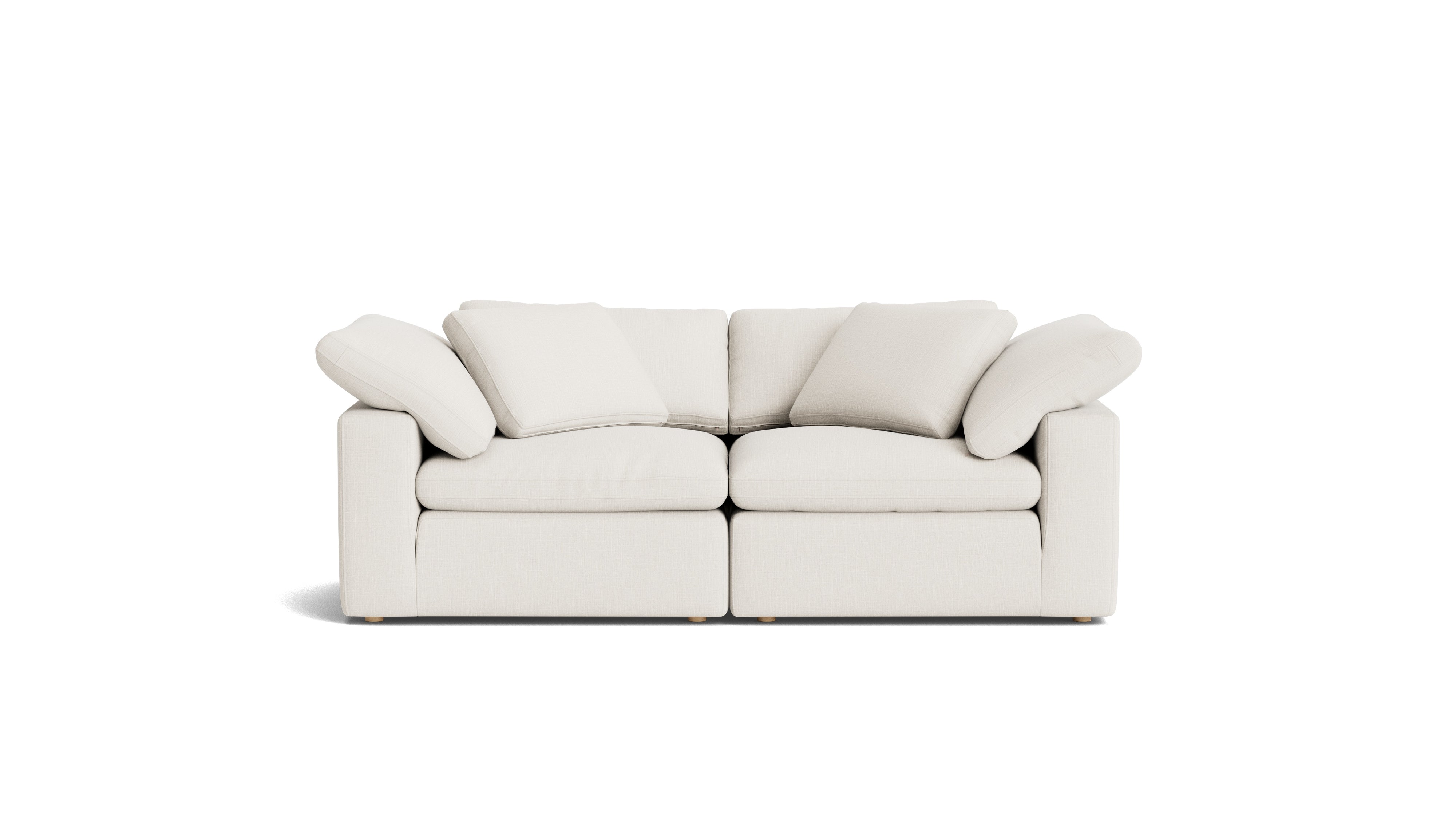 Movie Night™ 2 - Piece Modular Sofa, Large, Cream Linen - Sundays Company CanadaSEC-YJ-918-018