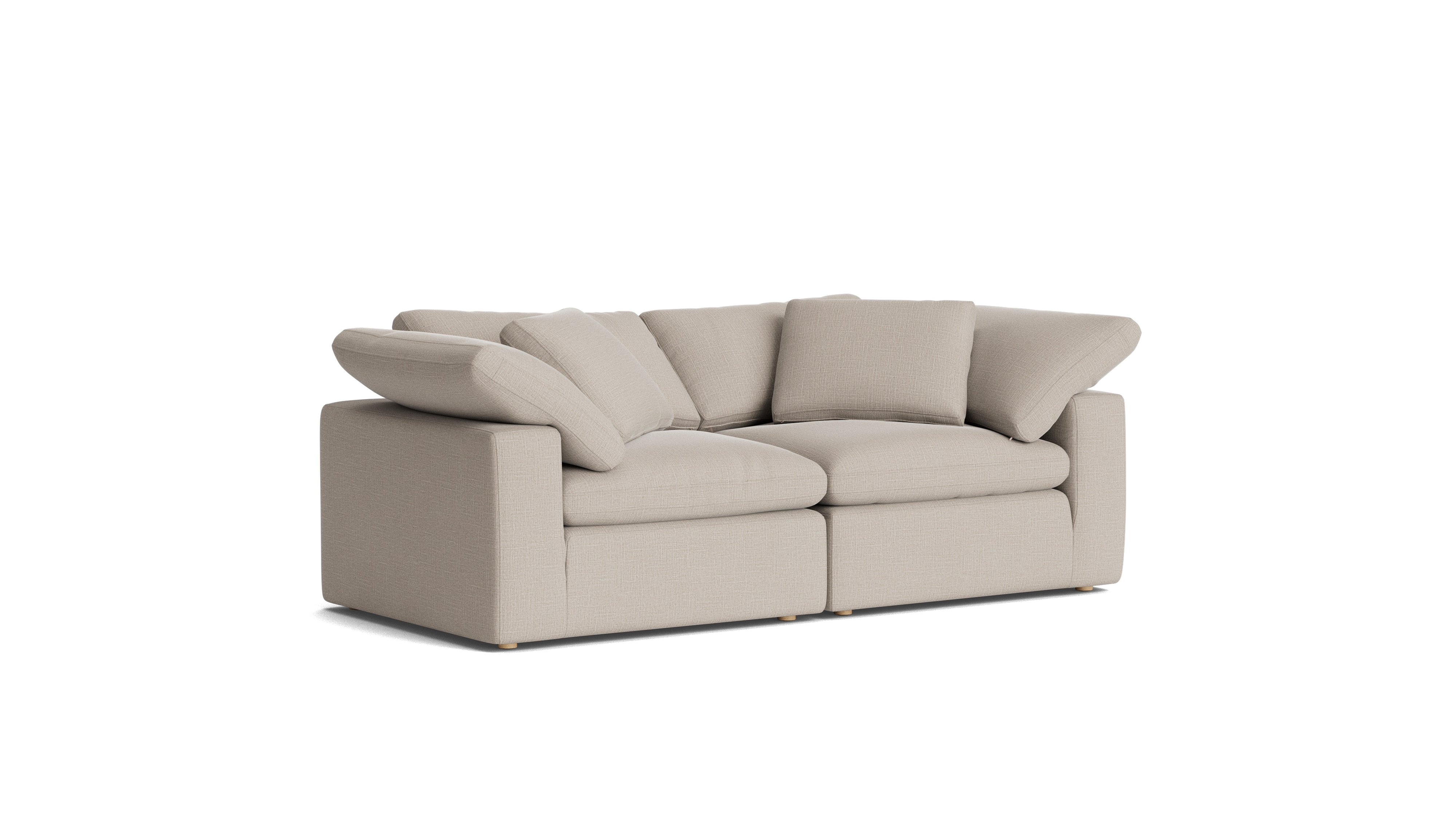 Movie Night™ 2 - Piece Modular Sofa, Large, Light Pebble - Sundays Company CanadaSEC-YJ-918-029