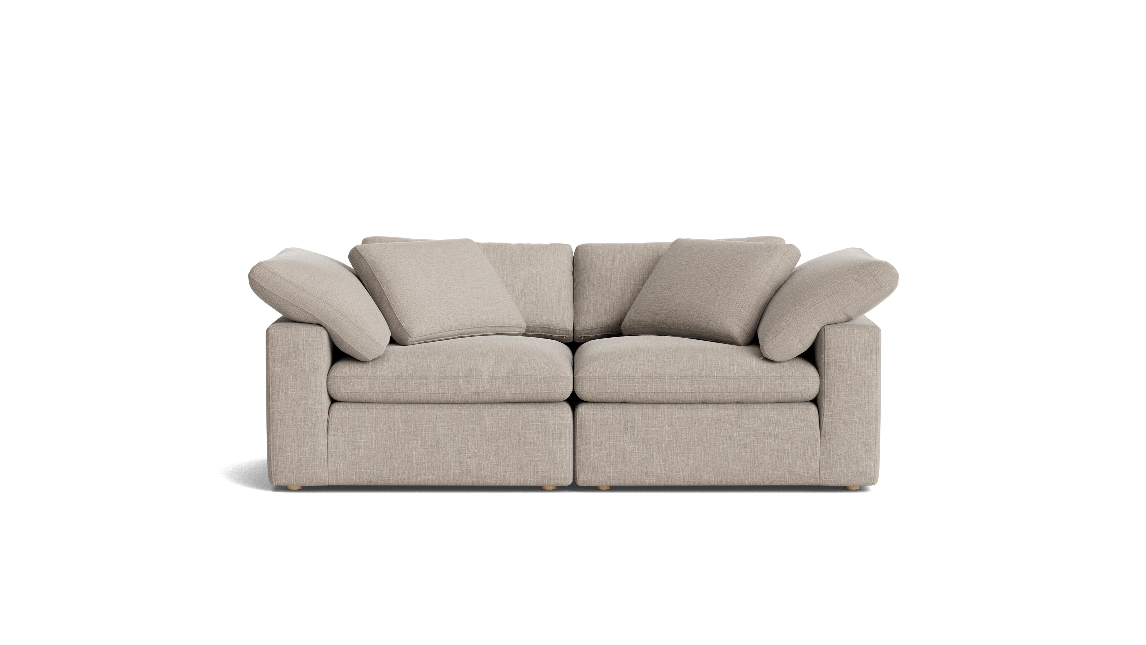 Movie Night™ 2 - Piece Modular Sofa, Large, Light Pebble - Sundays Company CanadaSEC-YJ-918-029