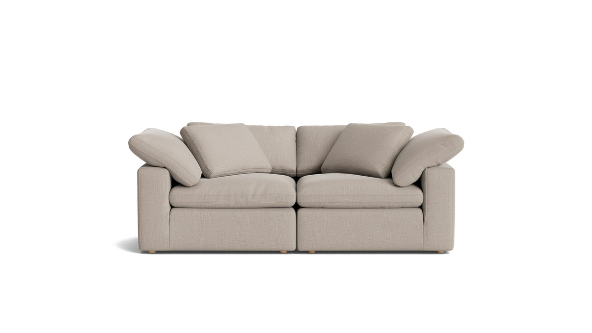 Movie Night™ 2-Piece Modular Sofa, Large, Light Pebble