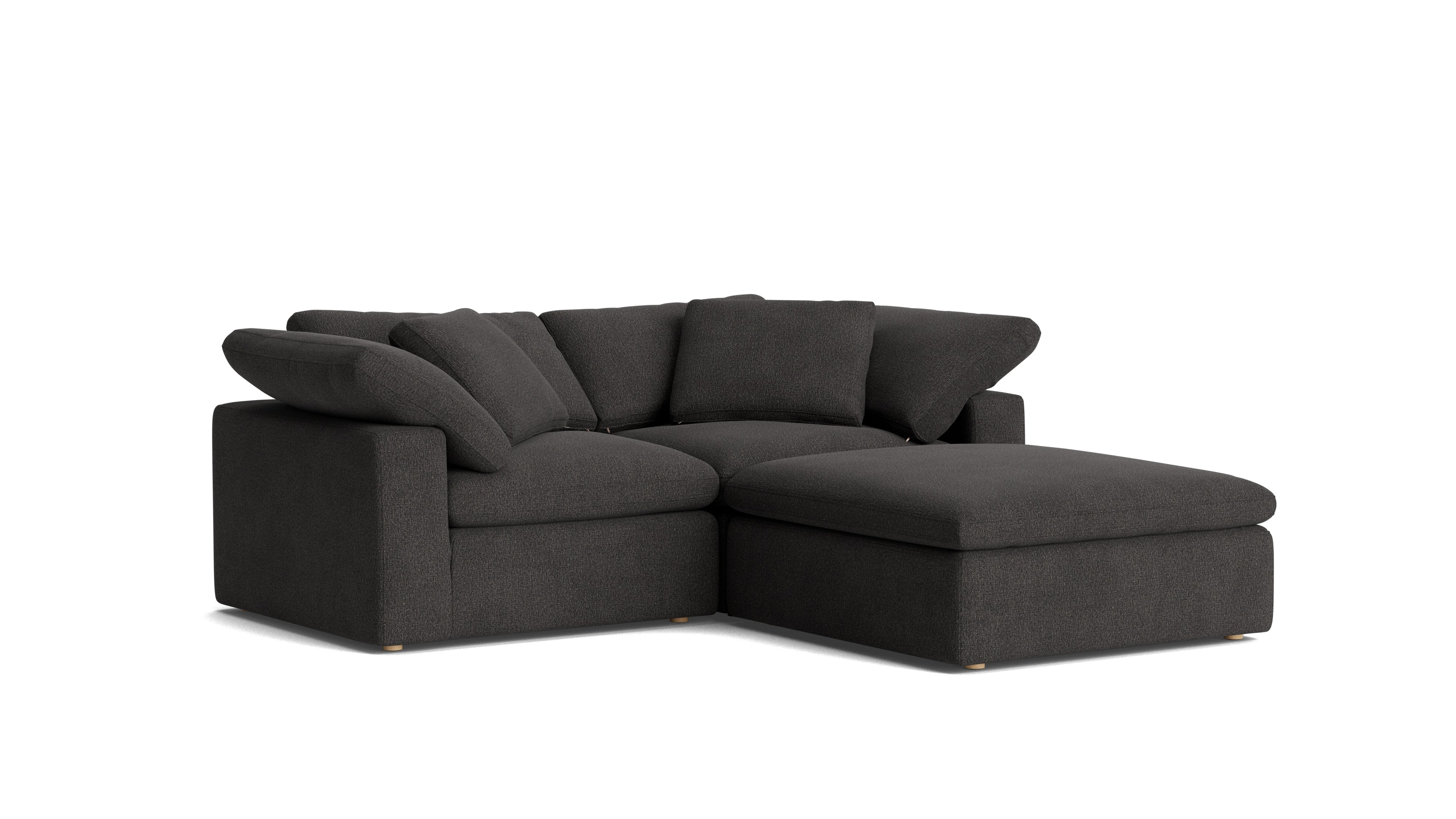 Movie Night™ 3 - Piece Modular Sectional, Large, Dark Shadow - Sundays Company CanadaSEC-YJ-919-025