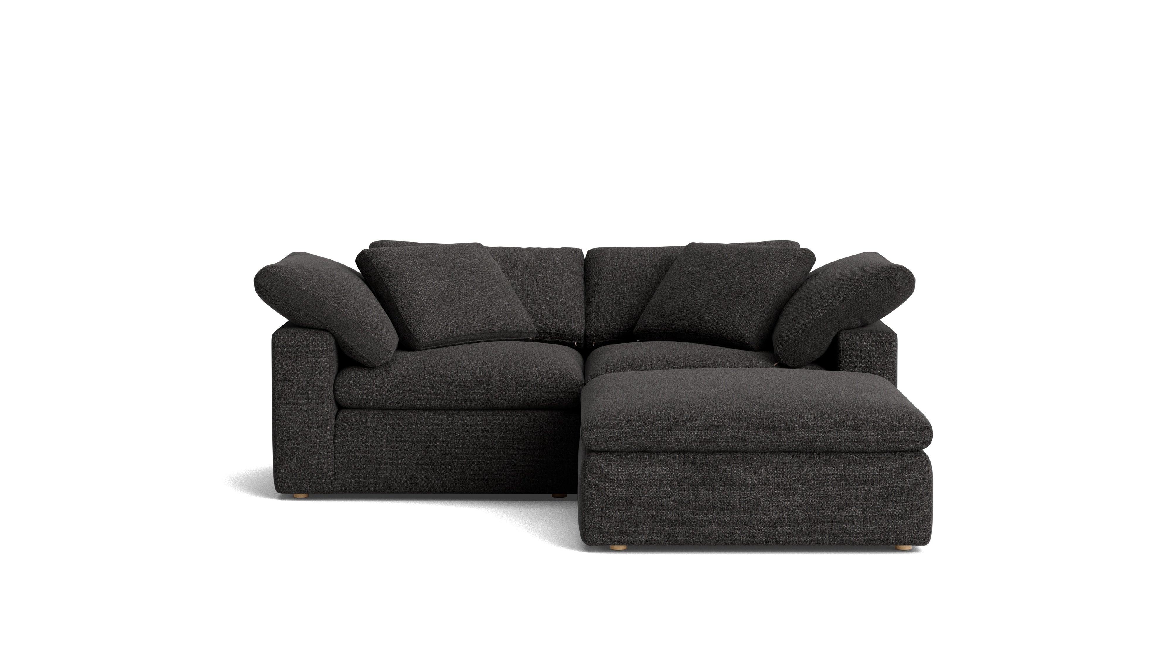 Movie Night™ 3 - Piece Modular Sectional, Large, Dark Shadow - Sundays Company CanadaSEC-YJ-919-025