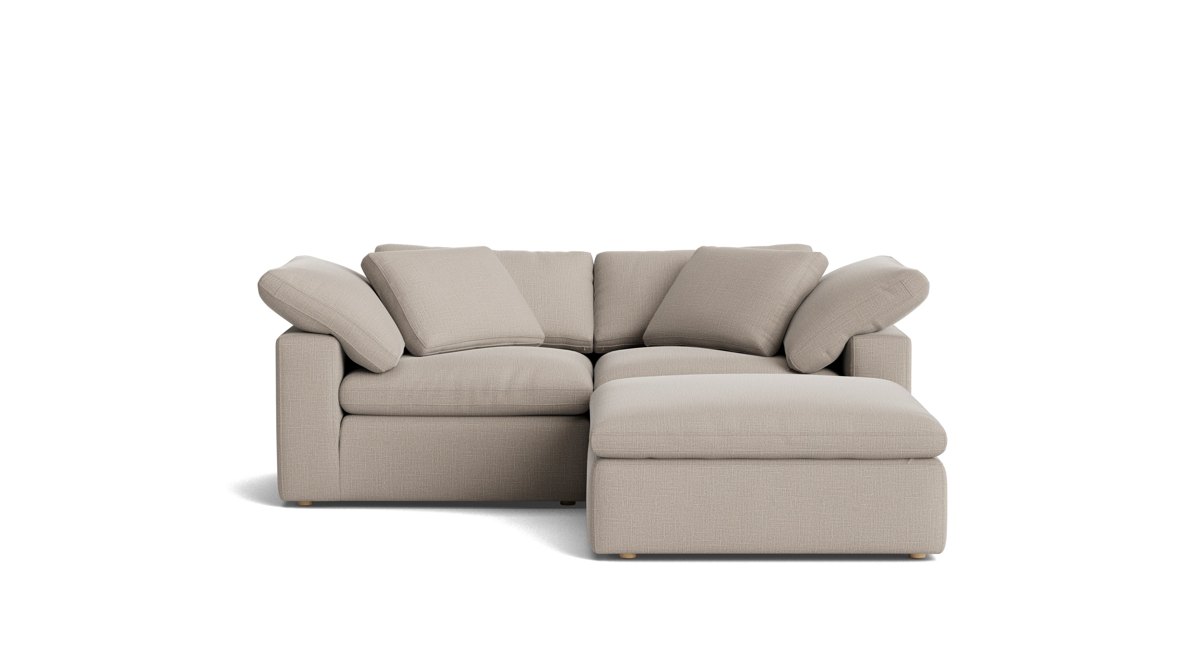 Movie Night™ 3 - Piece Modular Sectional, Large, Light Pebble - Sundays Company CanadaSEC-YJ-919-029