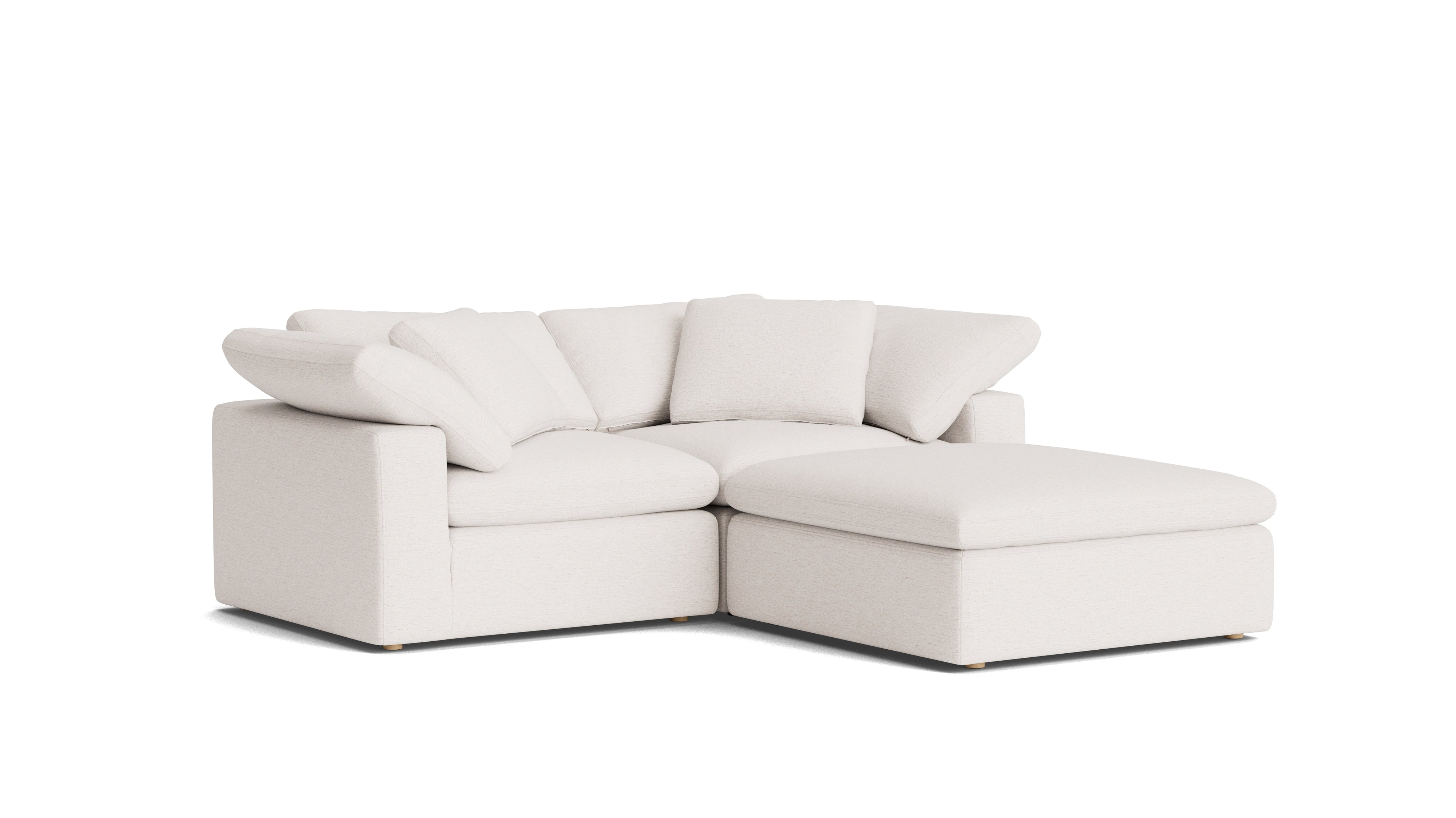 Movie Night™ 3-Piece Modular Sectional, Large, Nomad Snow