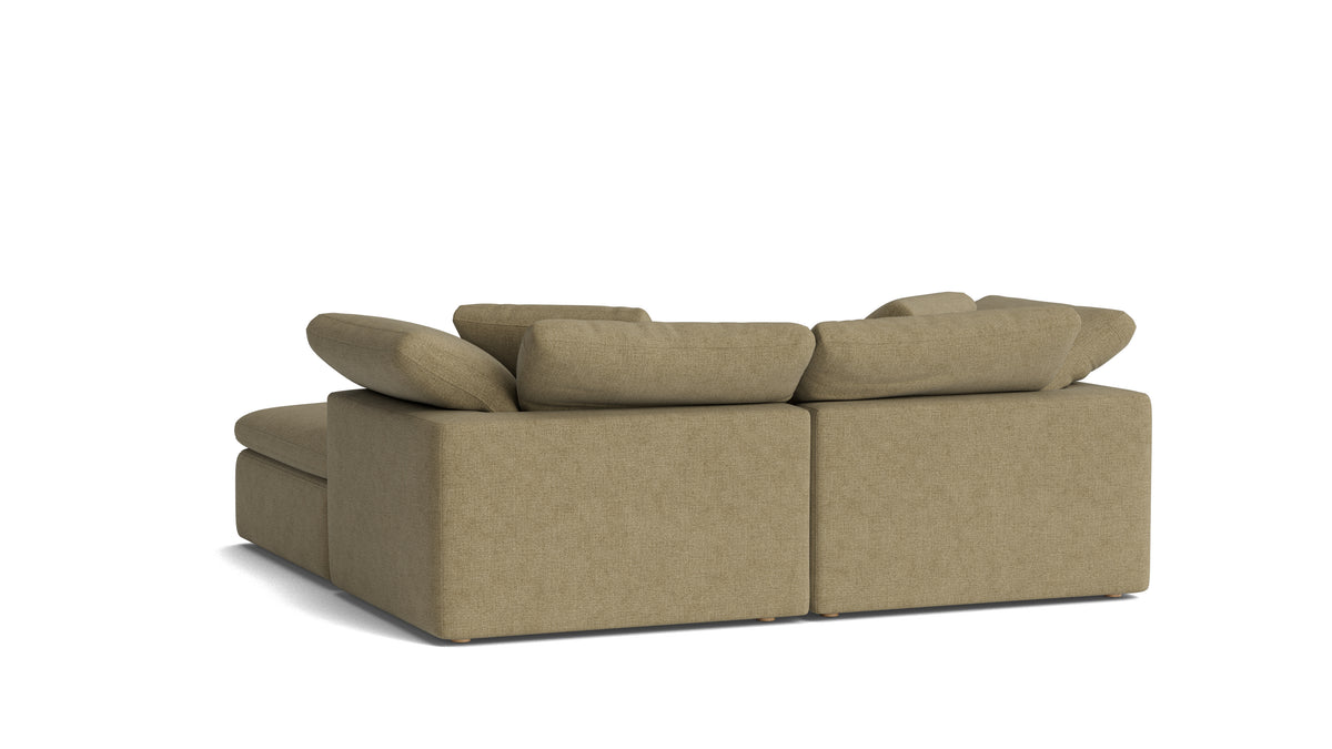 Movie Night™ 3-Piece Modular Sectional, Large, Olive