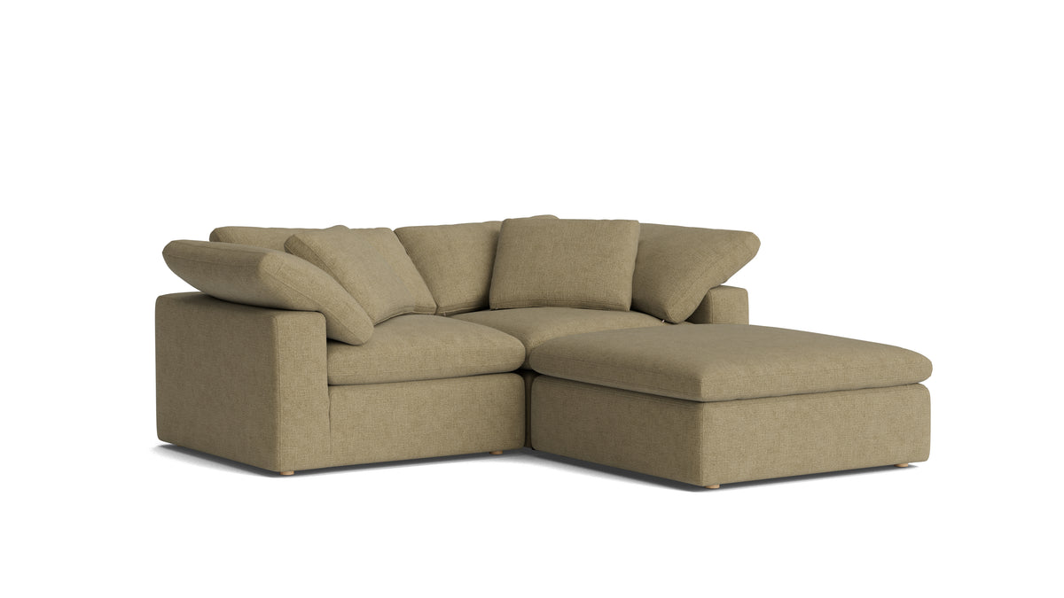 Movie Night™ 3-Piece Modular Sectional, Large, Olive