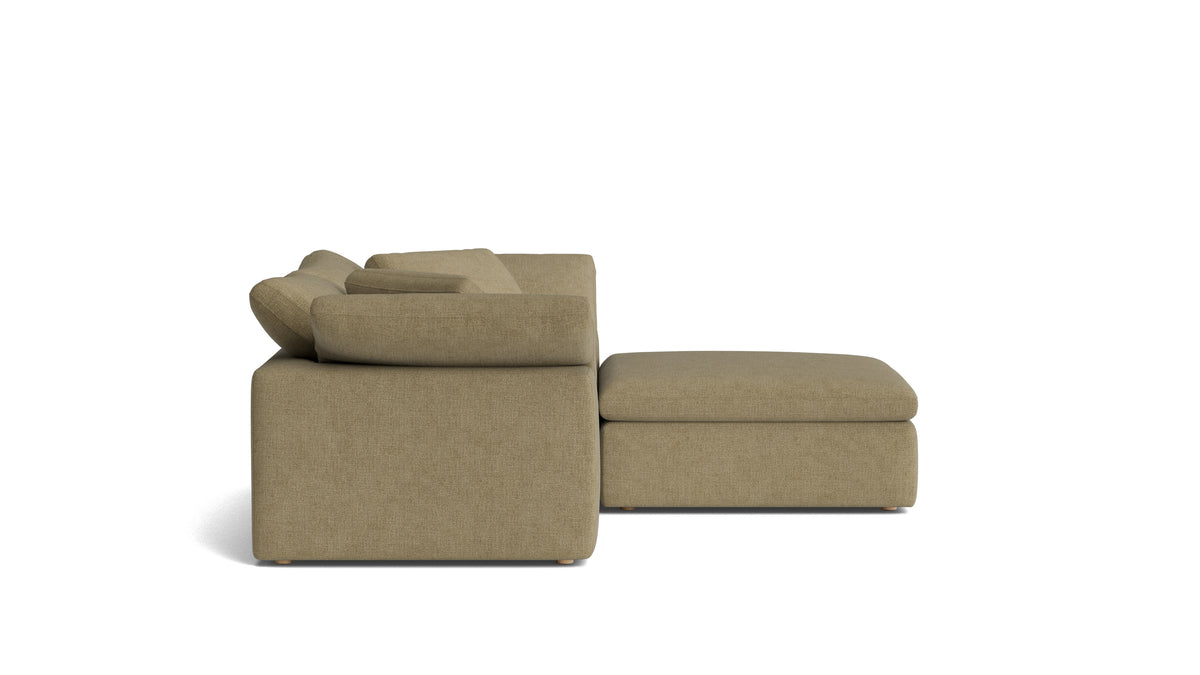 Movie Night™ 3-Piece Modular Sectional, Large, Olive