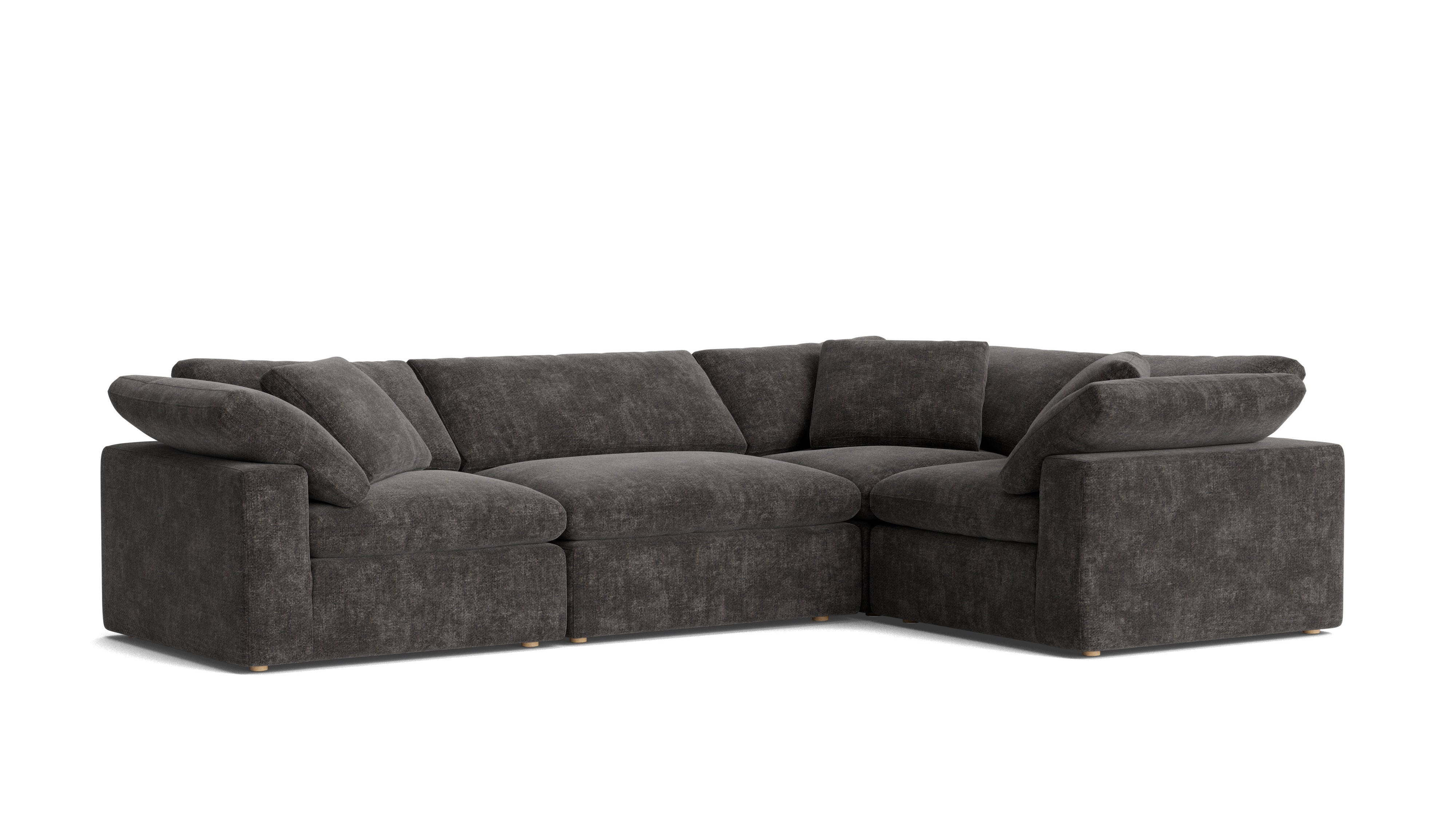 Movie Night™ 4 - Piece Modular Sectional Closed, Large, Truffle - Sundays Company CanadaSEC-YJ-920-003