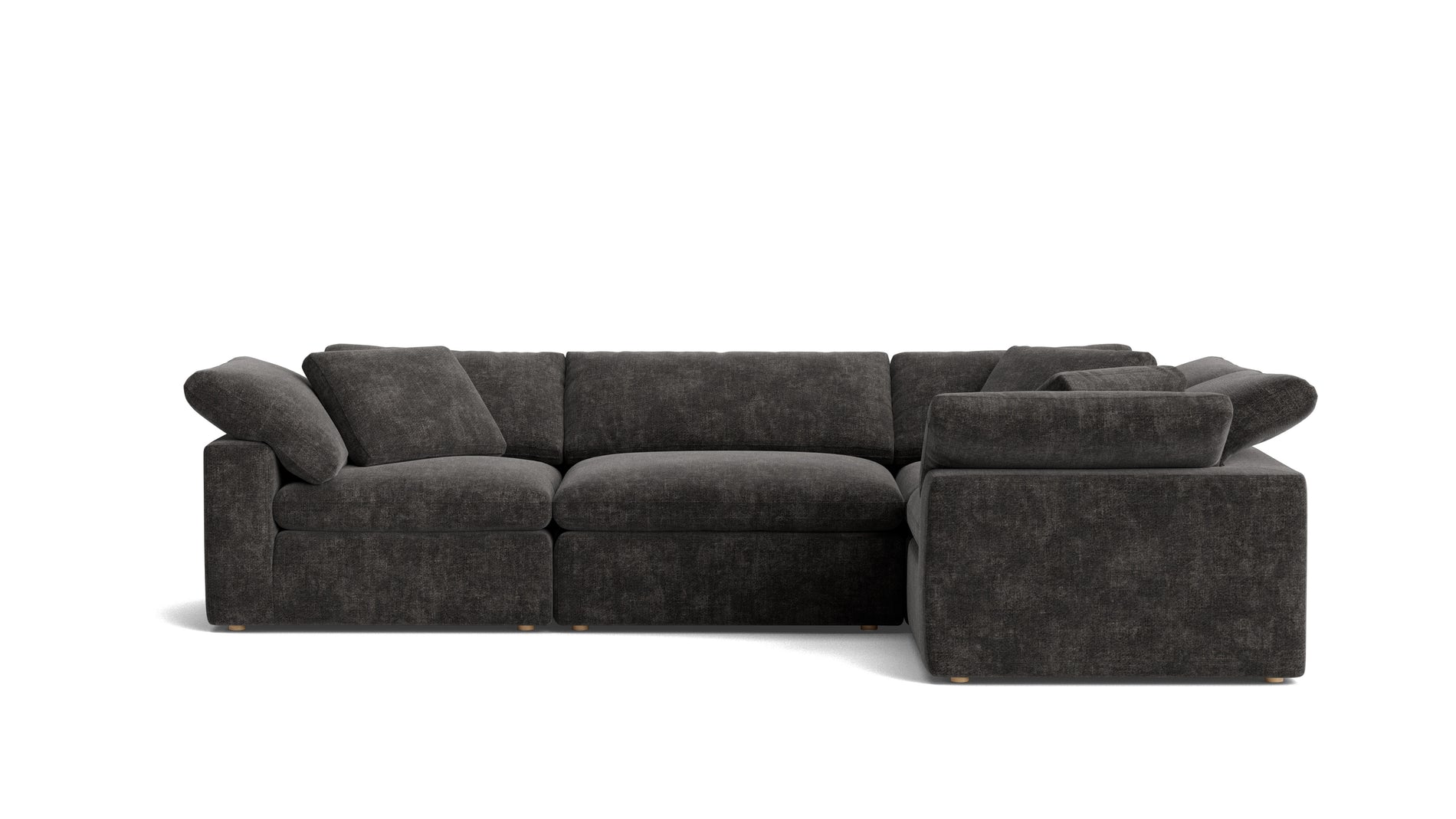 Movie Night™ 4-Piece Modular Sectional Closed, Large, Truffle_image