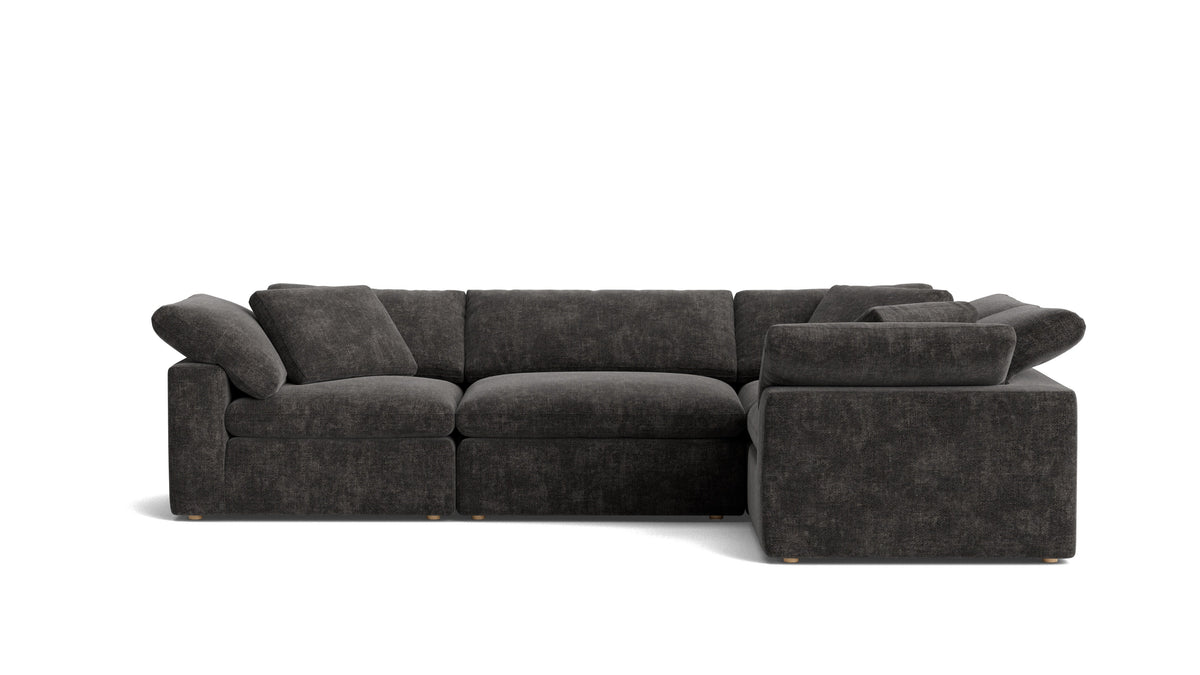 Movie Night™ 4-Piece Modular Sectional Closed, Large, Truffle