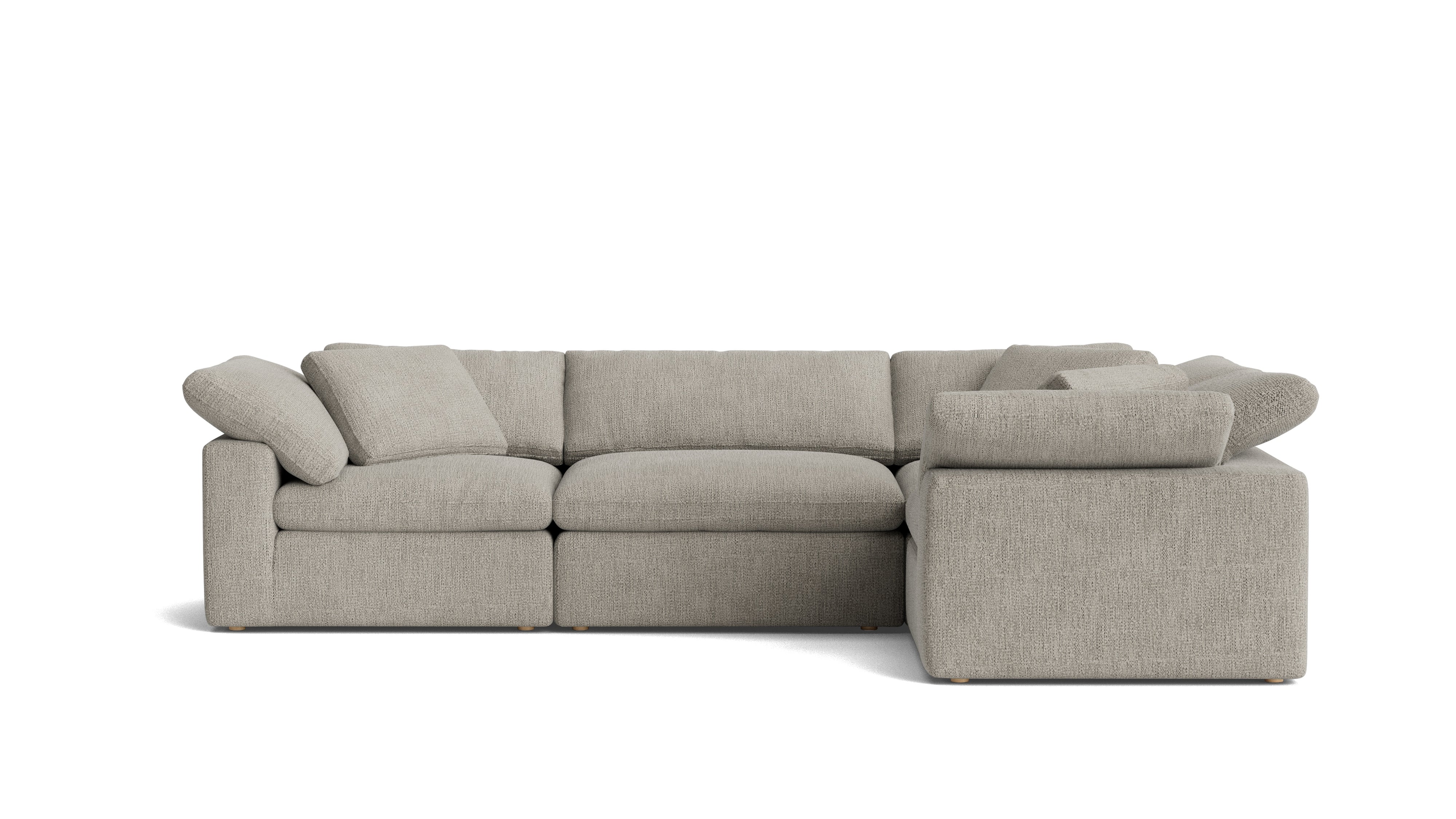 Movie Night™ 4 - Piece Modular Sectional Closed, Large, Oatmeal - Sundays Company CanadaSEC-YJ-920-007