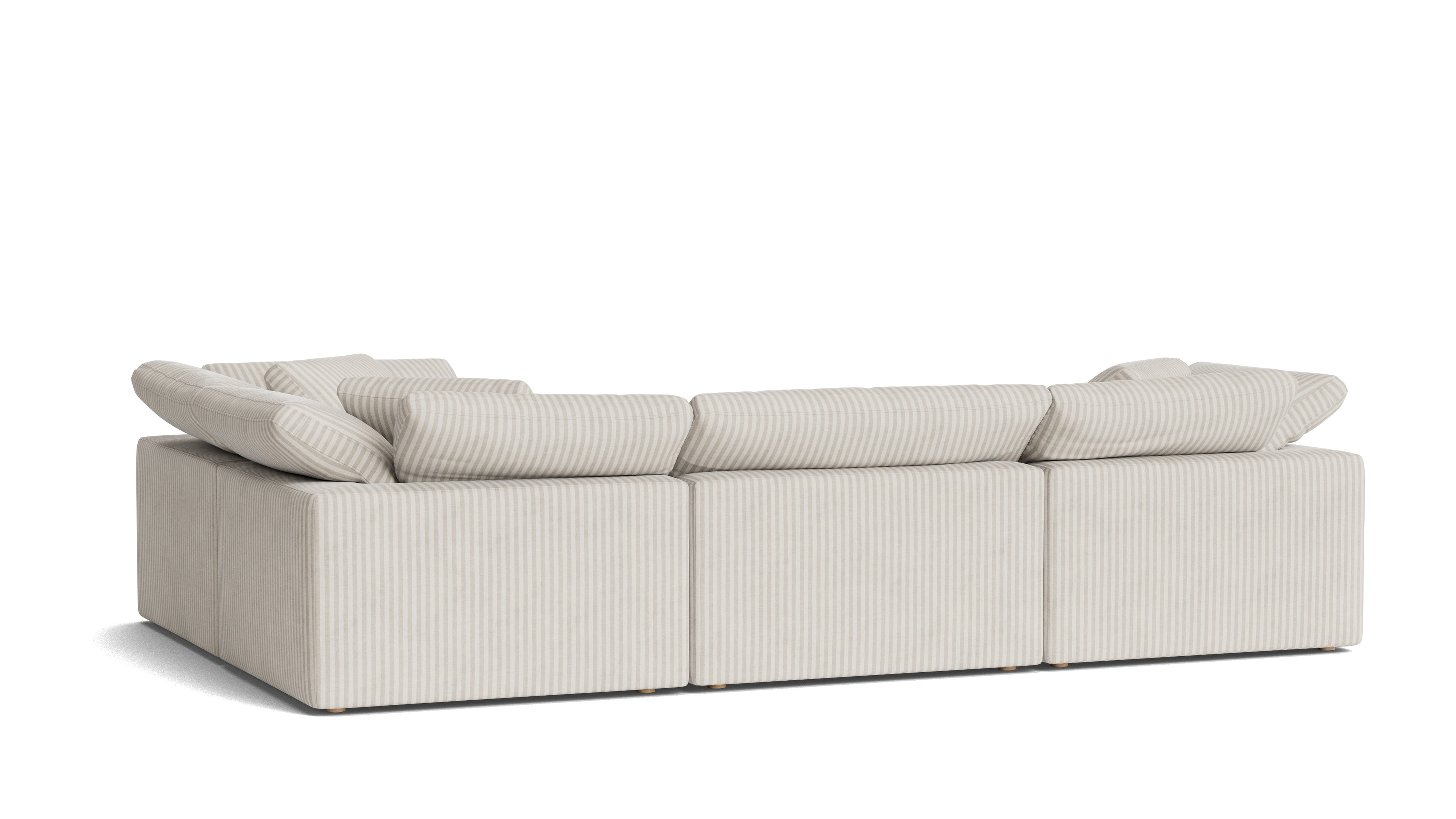 Movie Night™ 4 - Piece Modular Sectional Closed, Large, Newport Stripe - Sundays Company CanadaSEC-YJ-920-011