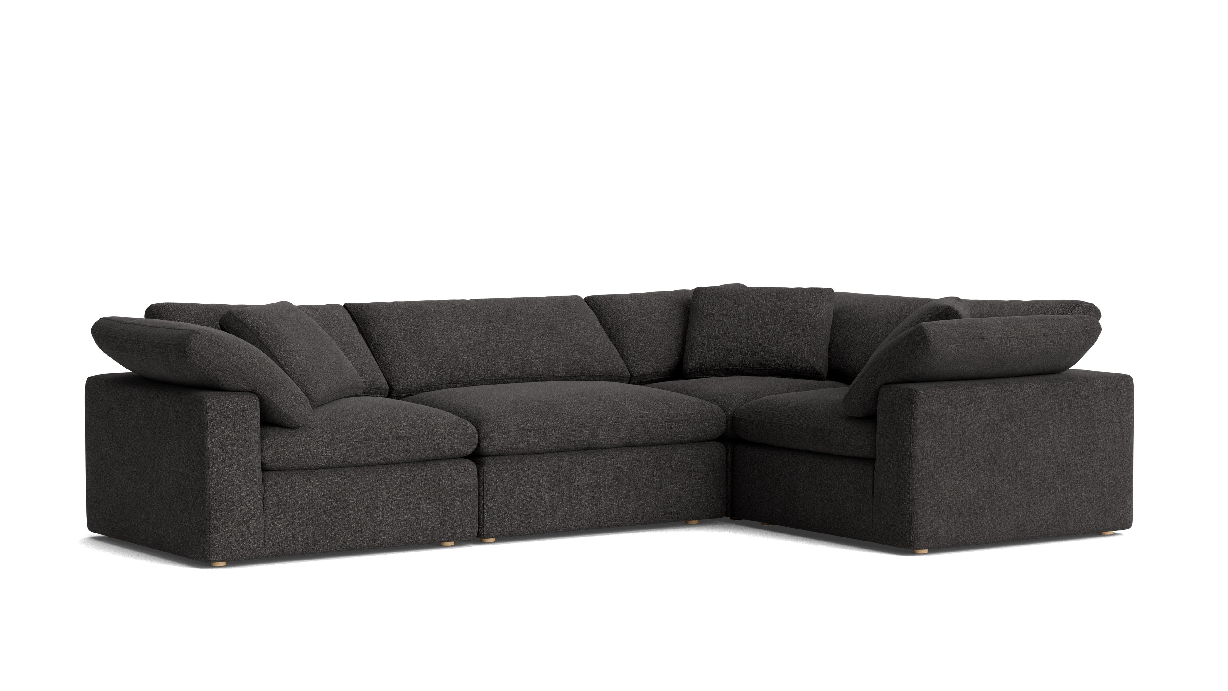 Movie Night™ 4 - Piece Modular Sectional Closed, Large, Dark Shadow - Sundays Company CanadaSEC-YJ-920-025