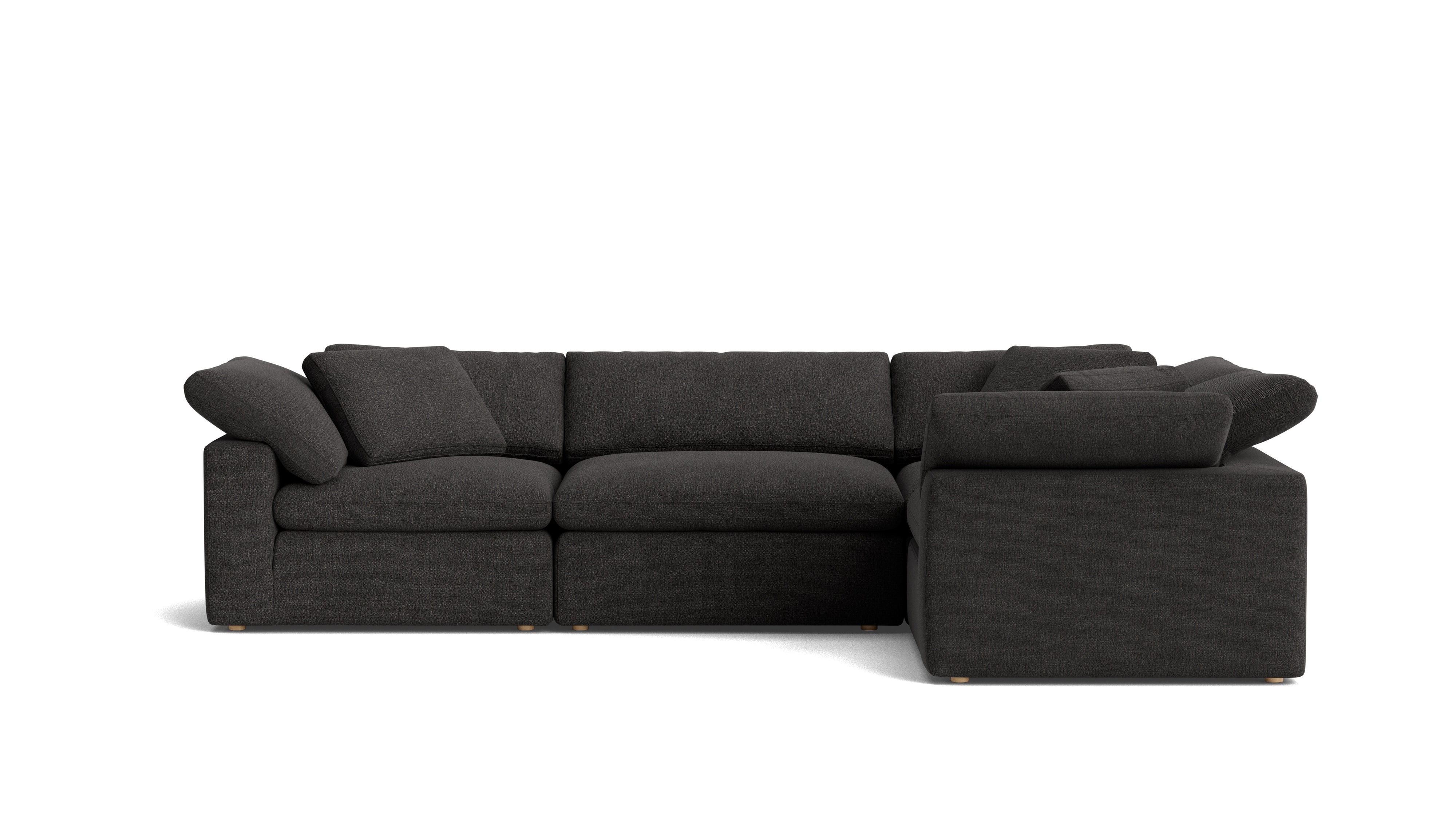 Movie Night™ 4 - Piece Modular Sectional Closed, Large, Dark Shadow - Sundays Company CanadaSEC-YJ-920-025