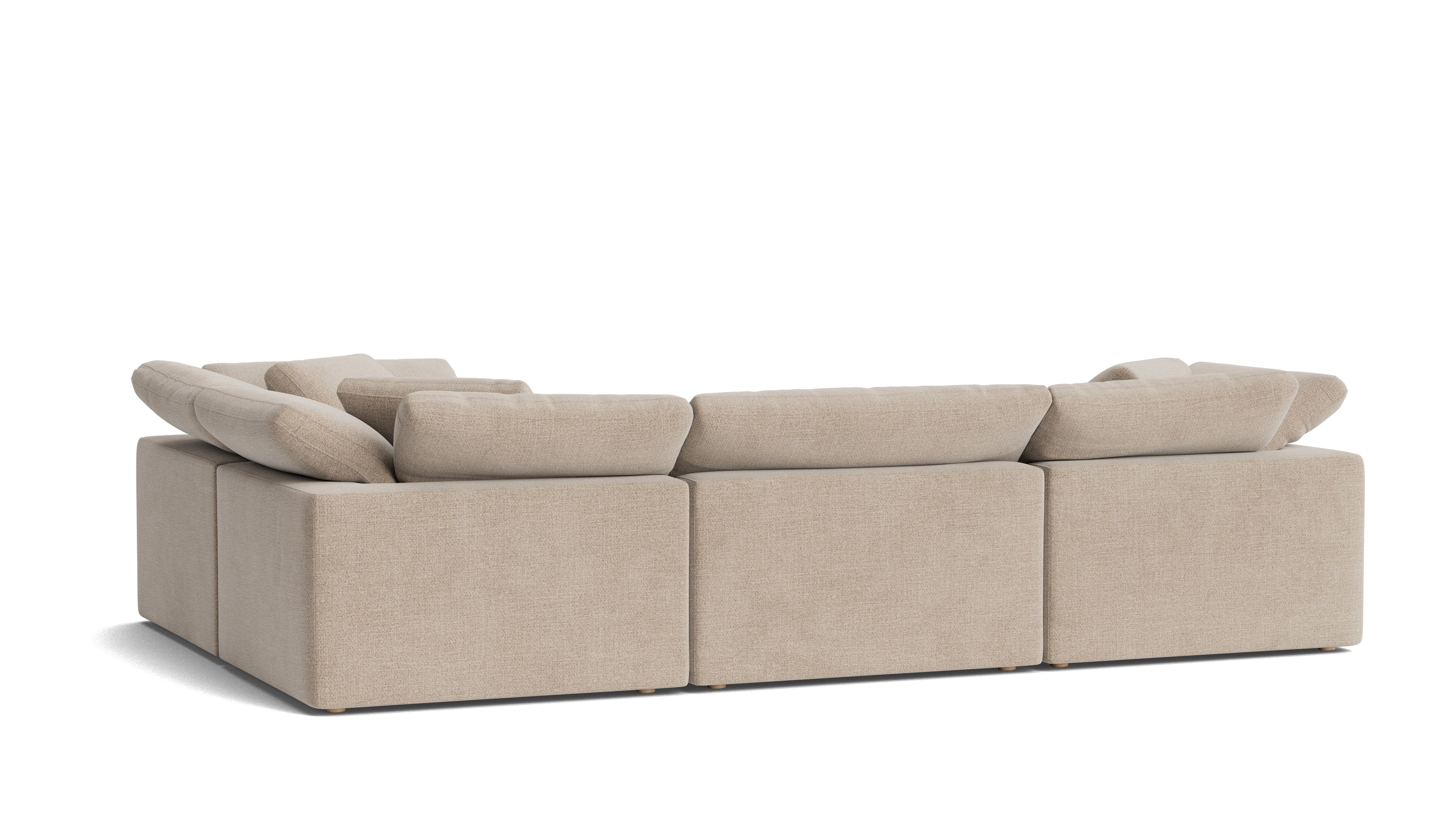 Movie Night™ 4 - Piece Modular Sectional Closed, Large, Champagne - Sundays Company CanadaSEC-YJ-920-041
