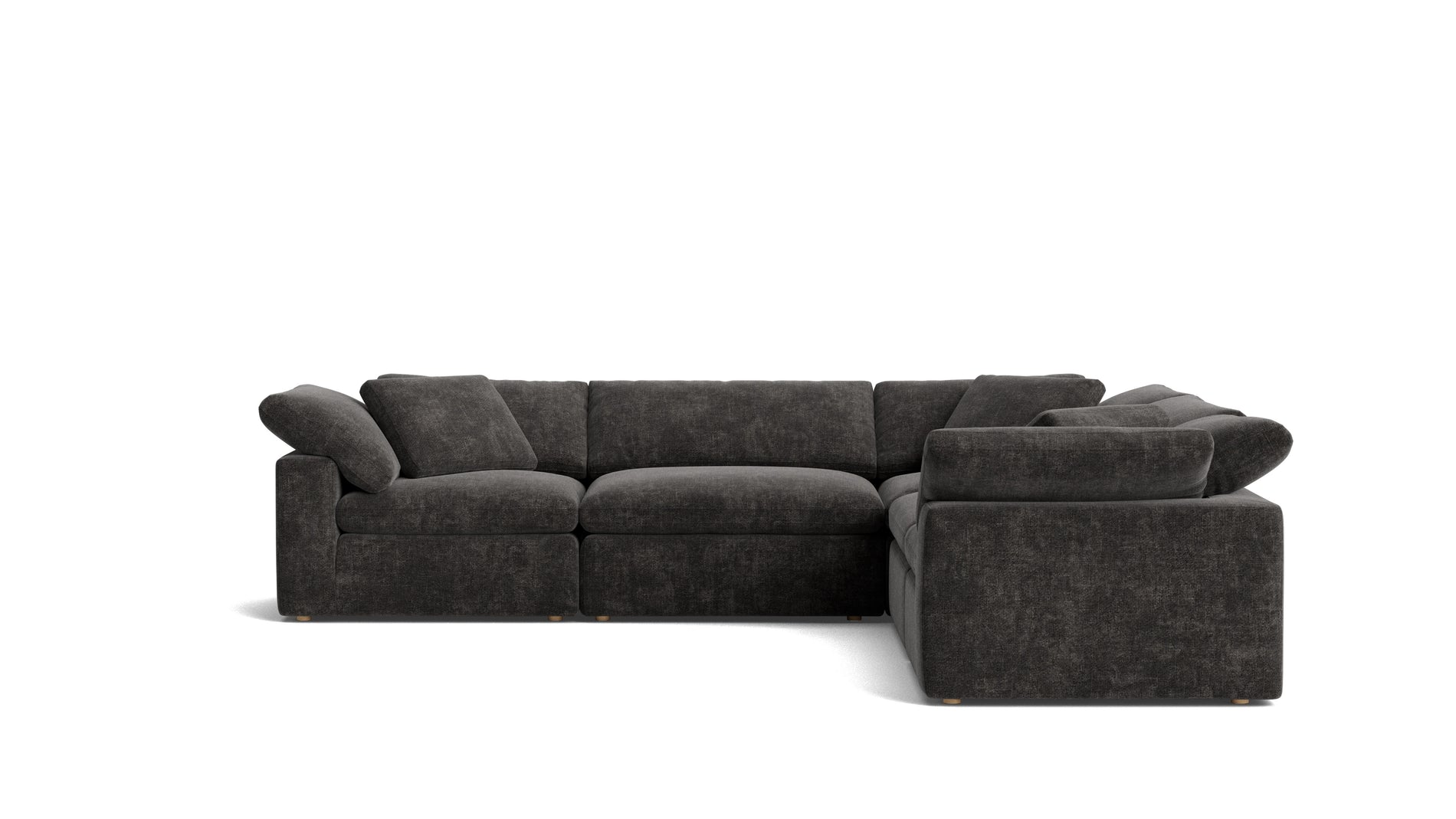 Movie Night™ 5-Piece Modular Sectional Closed, Large, Truffle_image