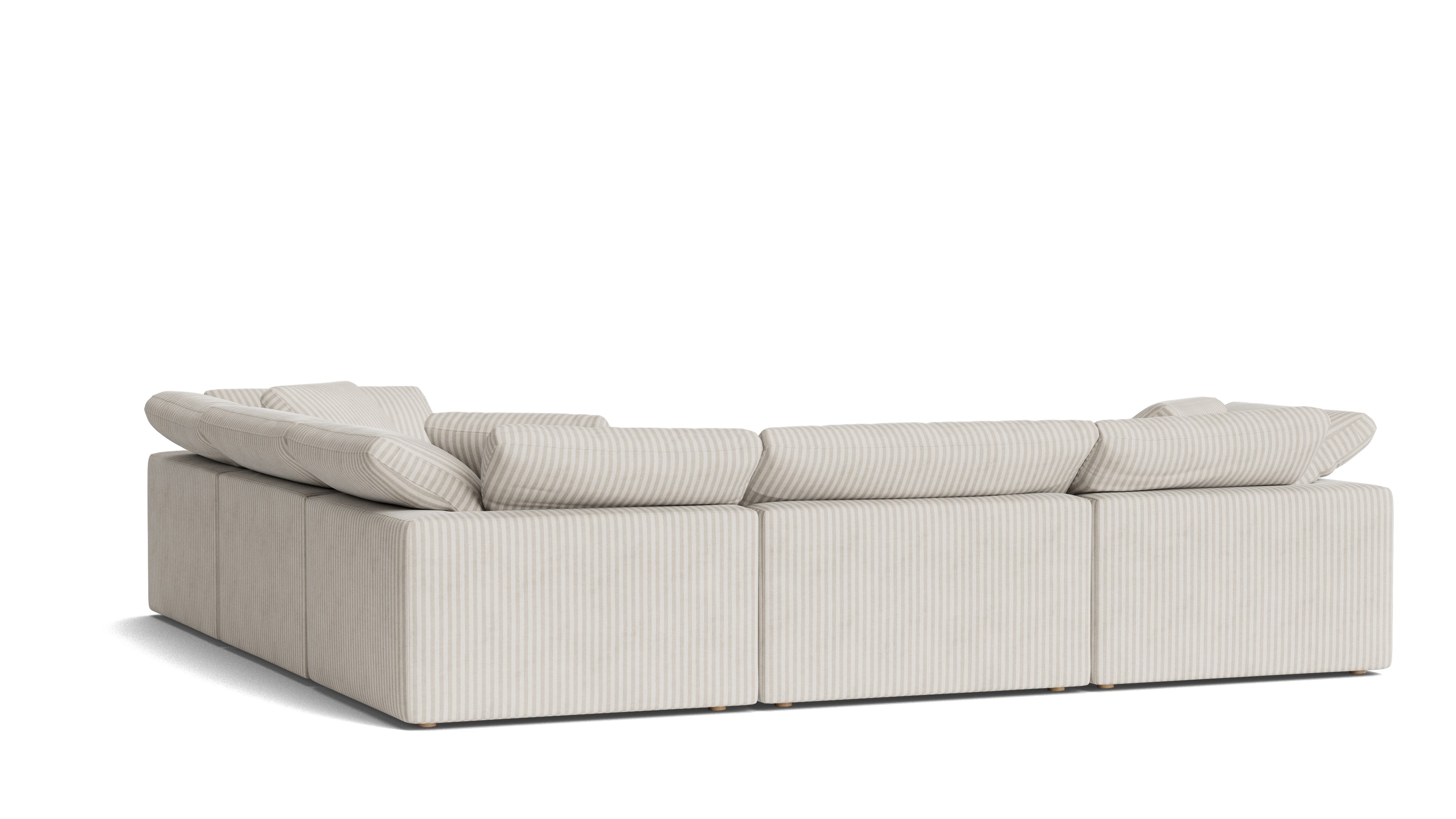 Movie Night™ 5 - Piece Modular Sectional Closed, Large, Newport Stripe - Sundays Company CanadaSEC-YJ-921-011