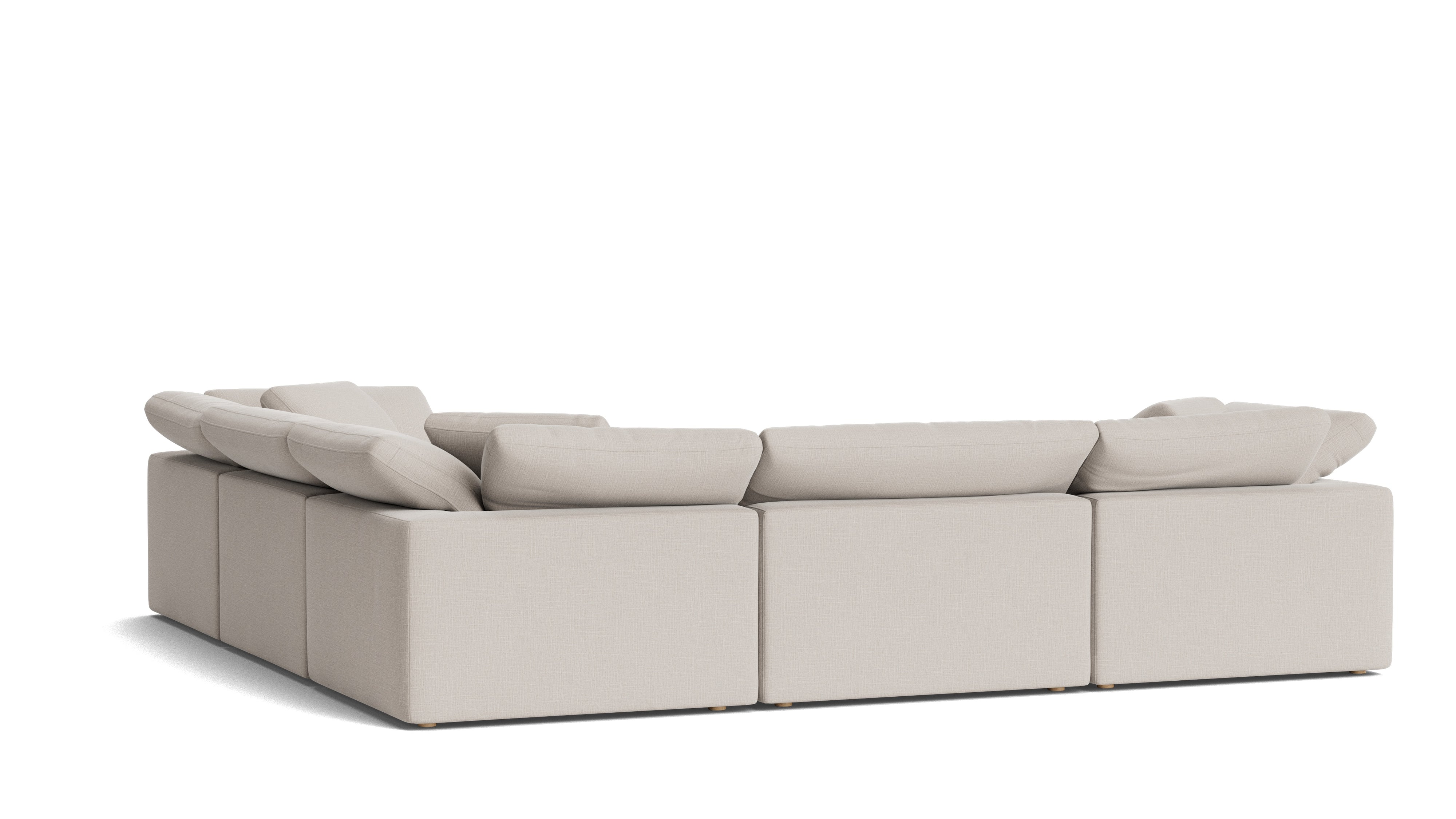 Movie Night™ 5 - Piece Modular Sectional Closed, Large, Clay - Sundays Company CanadaSEC-YJ-921-015