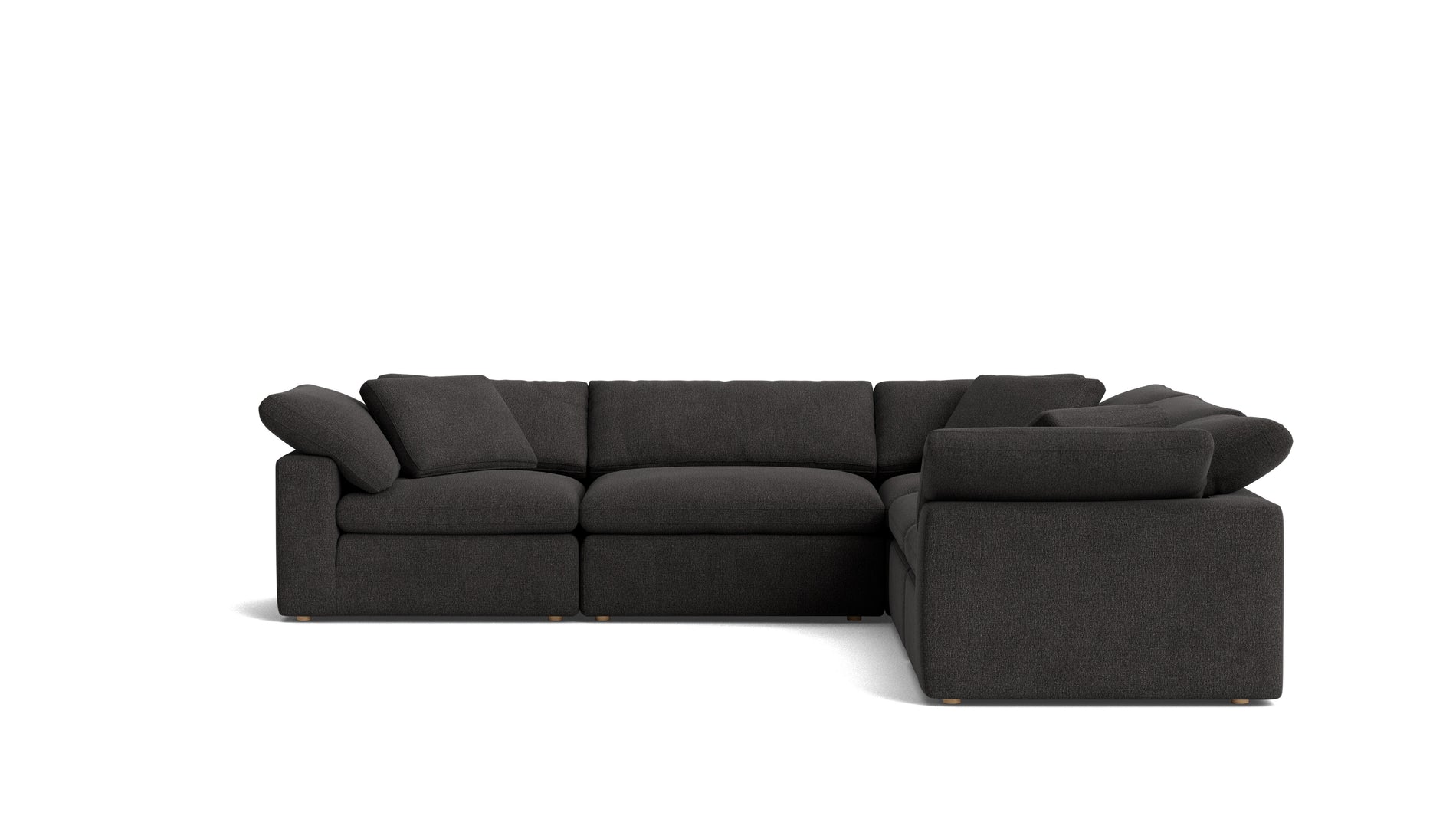 Movie Night™ 5-Piece Modular Sectional Closed, Large, Dark Shadow_image