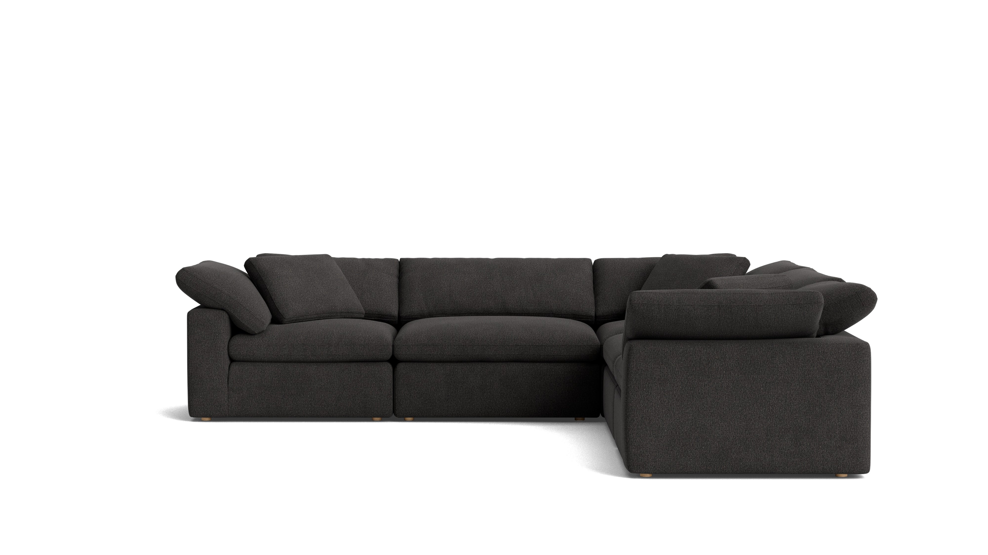 Movie Night™ 5 - Piece Modular Sectional Closed, Large, Dark Shadow - Sundays Company CanadaSEC-YJ-921-025