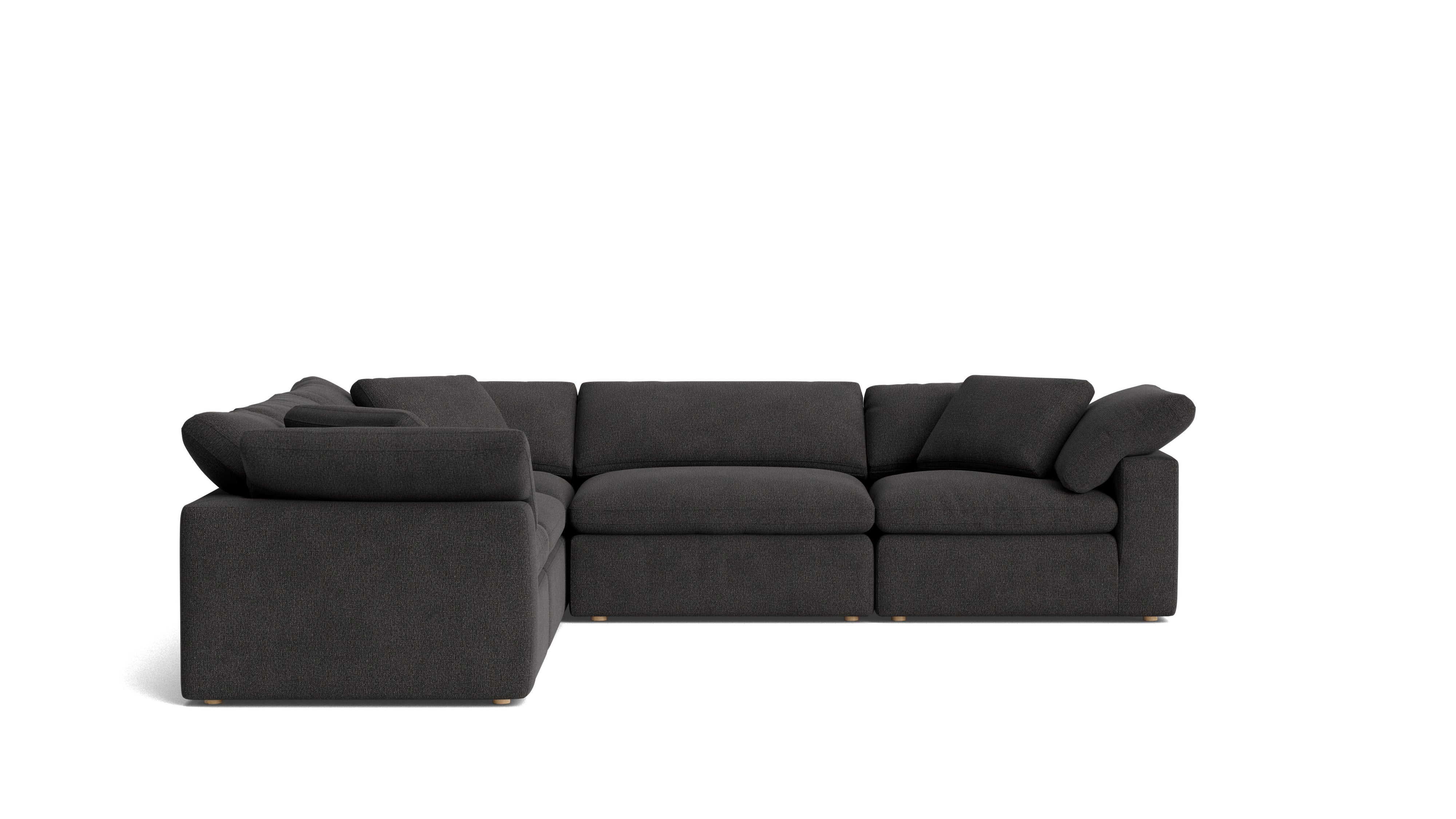 Movie Night™ 5 - Piece Modular Sectional Closed, Large, Dark Shadow - Sundays Company CanadaSEC-YJ-921-025