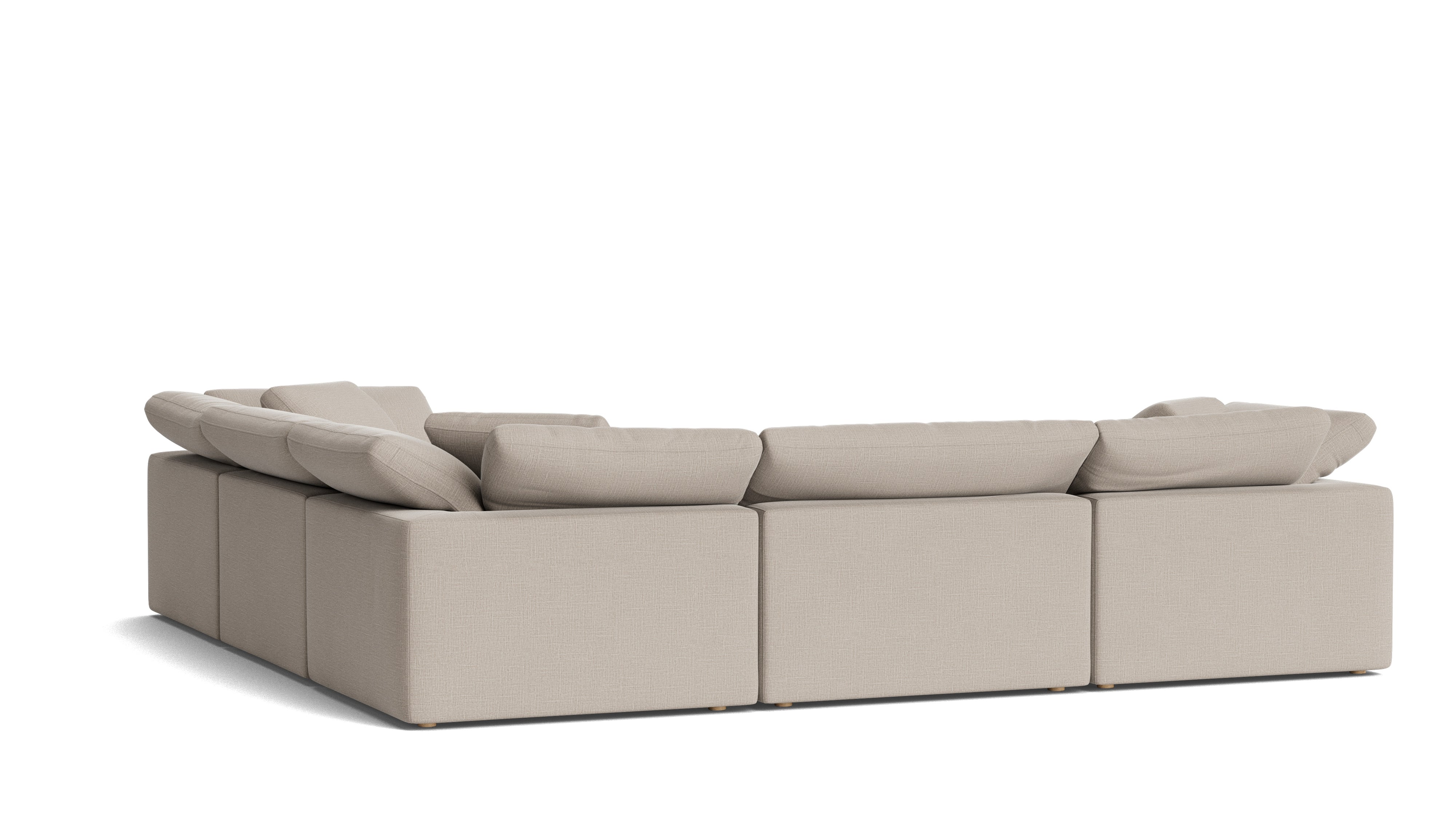 Movie Night™ 5 - Piece Modular Sectional Closed, Large, Light Pebble - Sundays Company CanadaSEC-YJ-921-029