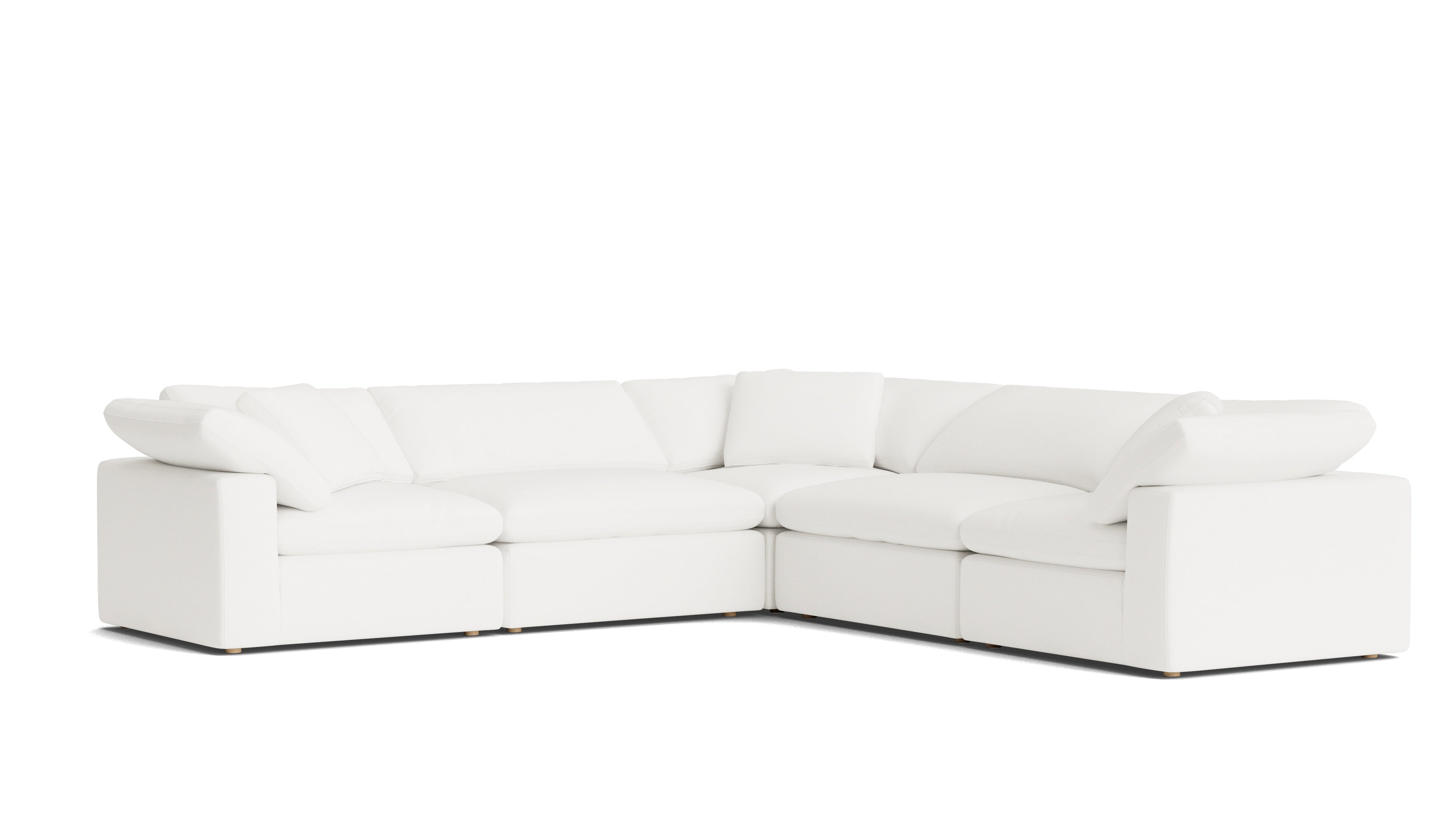 Movie Night™ 5 - Piece Modular Sectional Closed, Large, Brie - Sundays Company CanadaSEC-YJ-921-037
