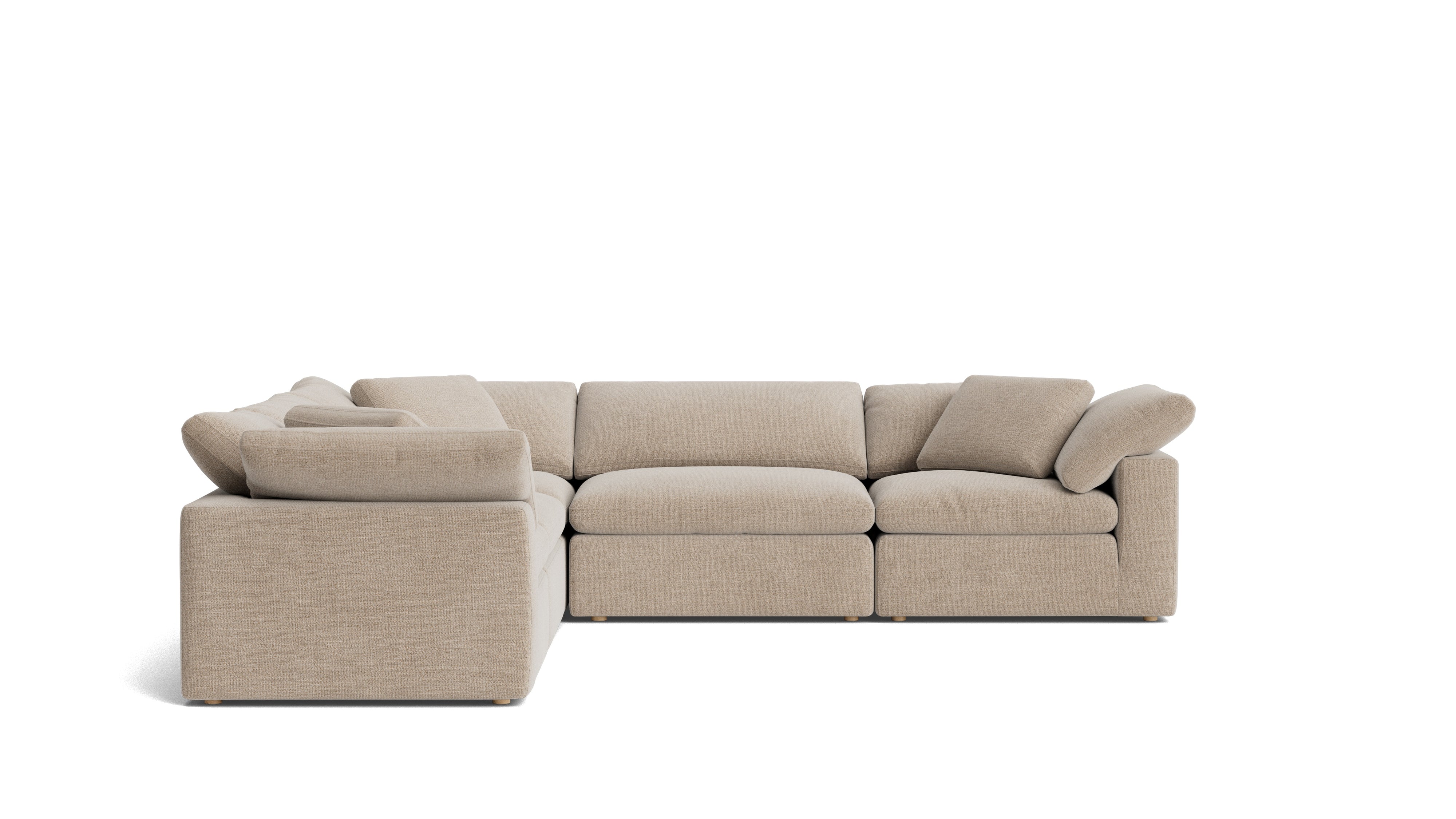 Movie Night™ 5 - Piece Modular Sectional Closed, Large, Champagne - Sundays Company CanadaSEC-YJ-921-041