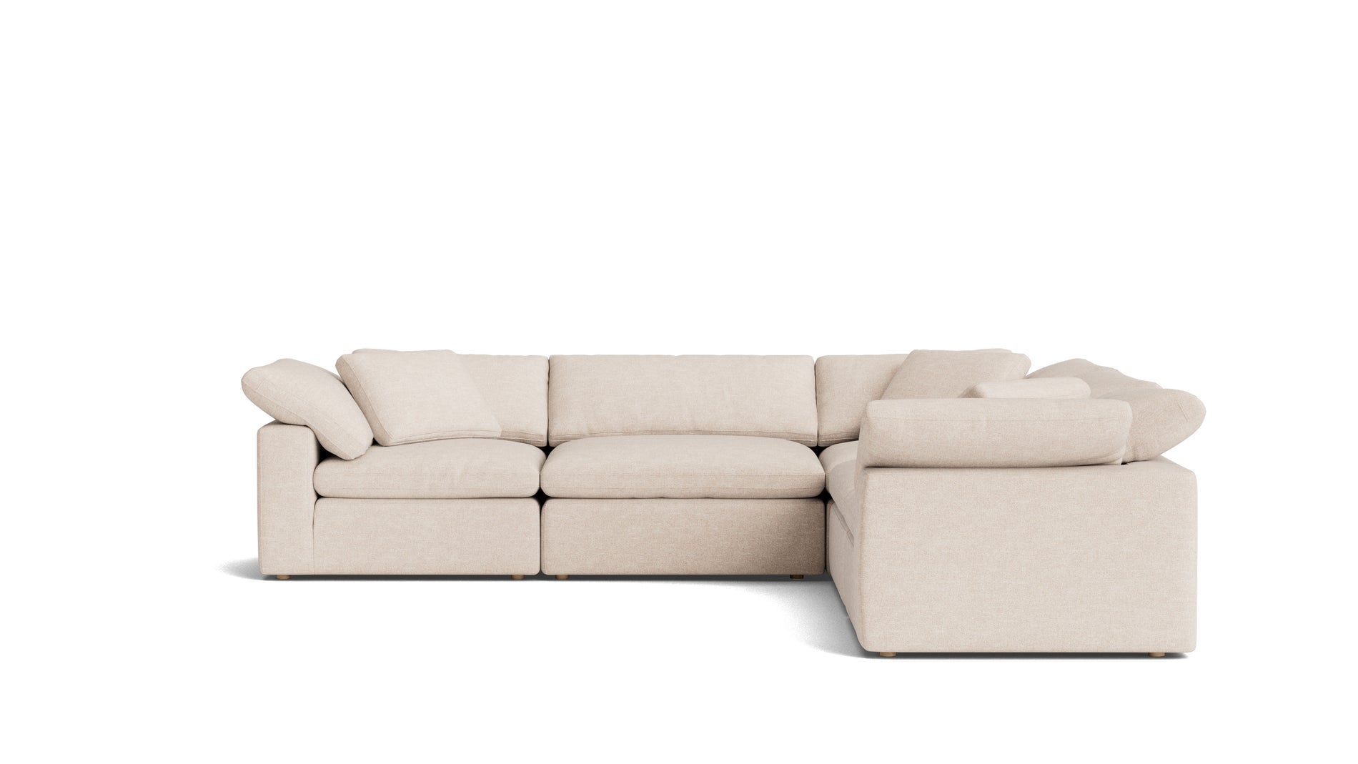 Movie Night™ 5-Piece Modular Sectional Closed, Large, Sunbeam_image