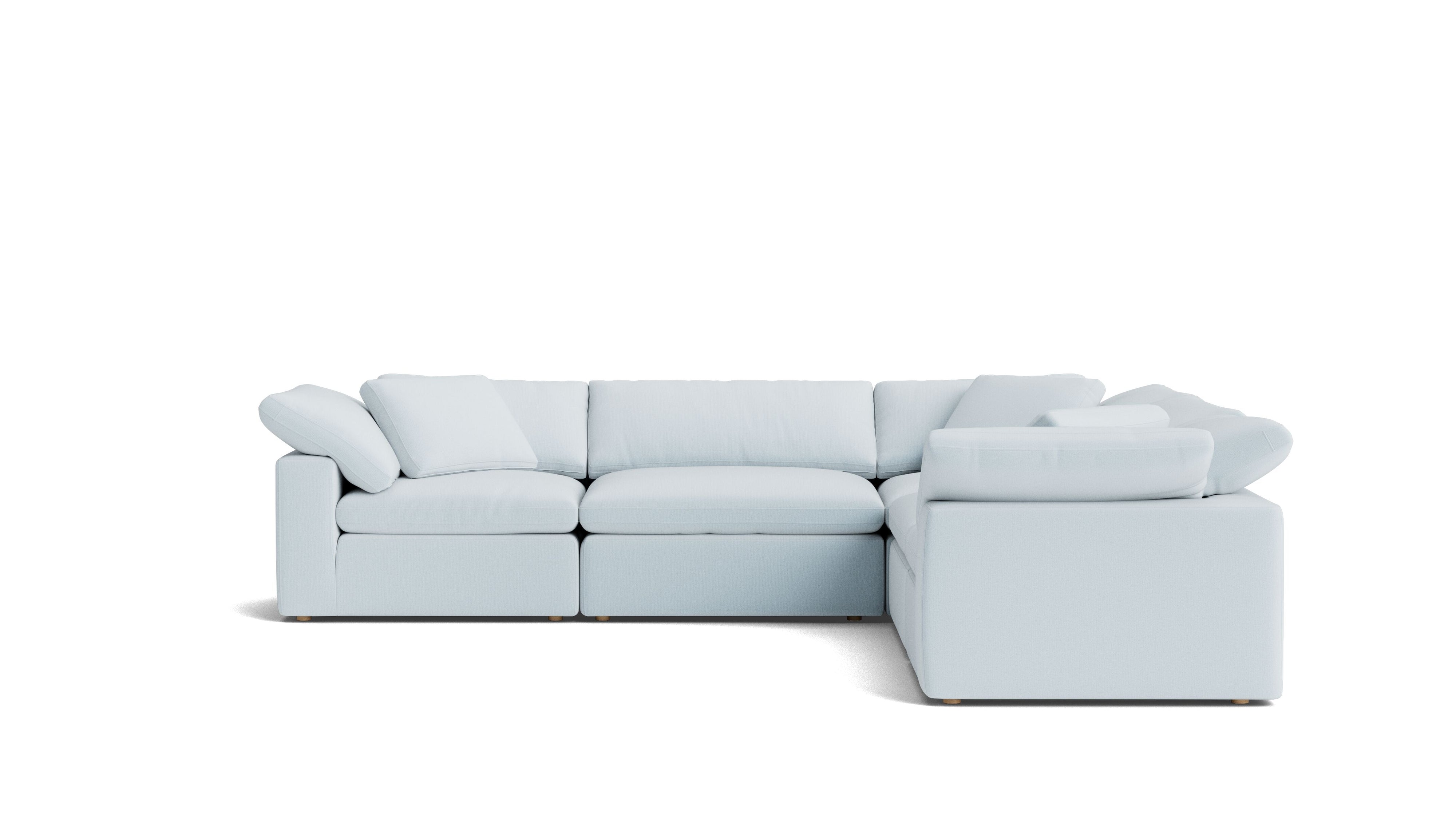 Movie Night™ 5-Piece Modular Sectional Closed, Large, Cove