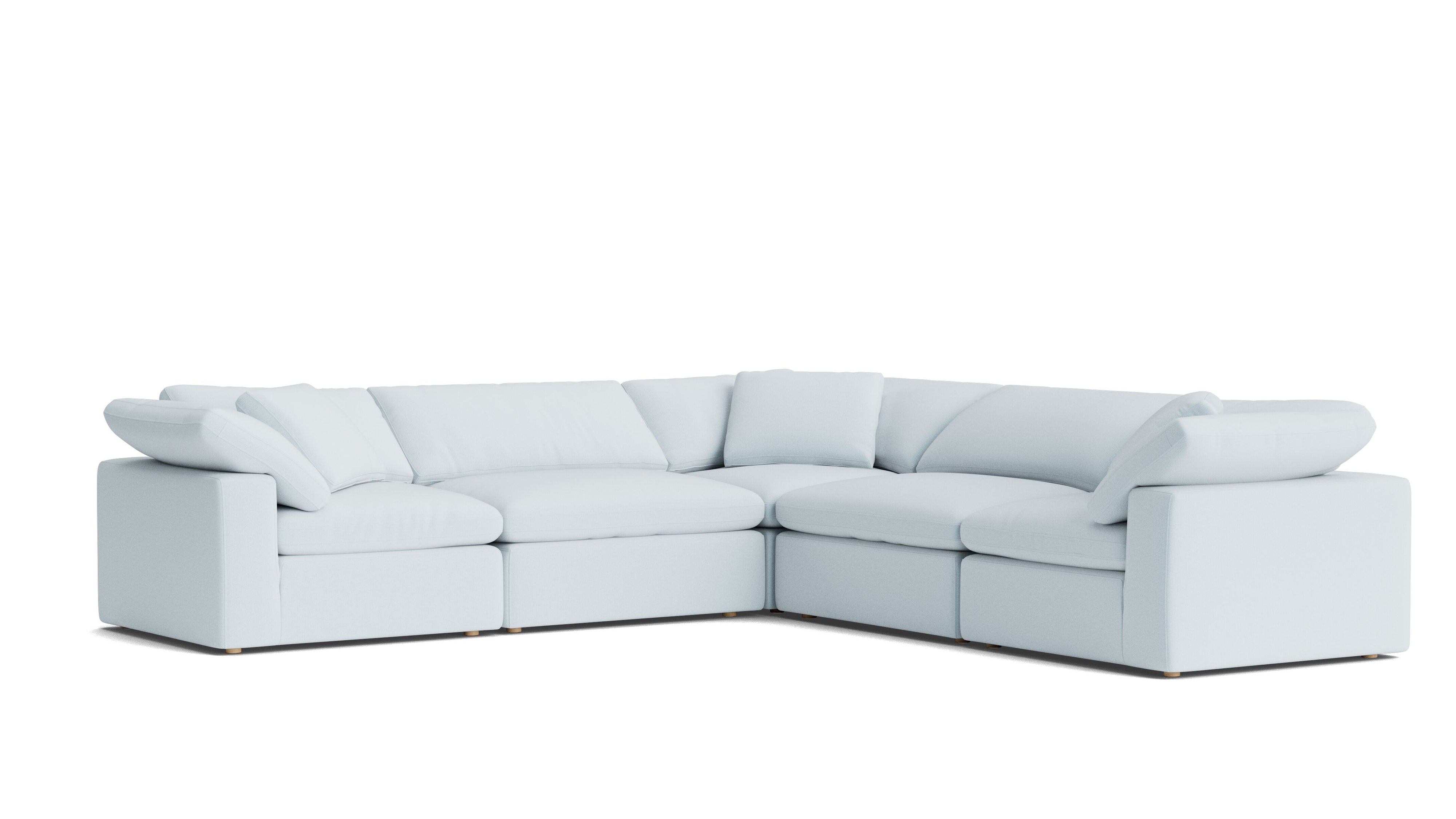 Movie Night™ 5-Piece Modular Sectional Closed, Large, Cove