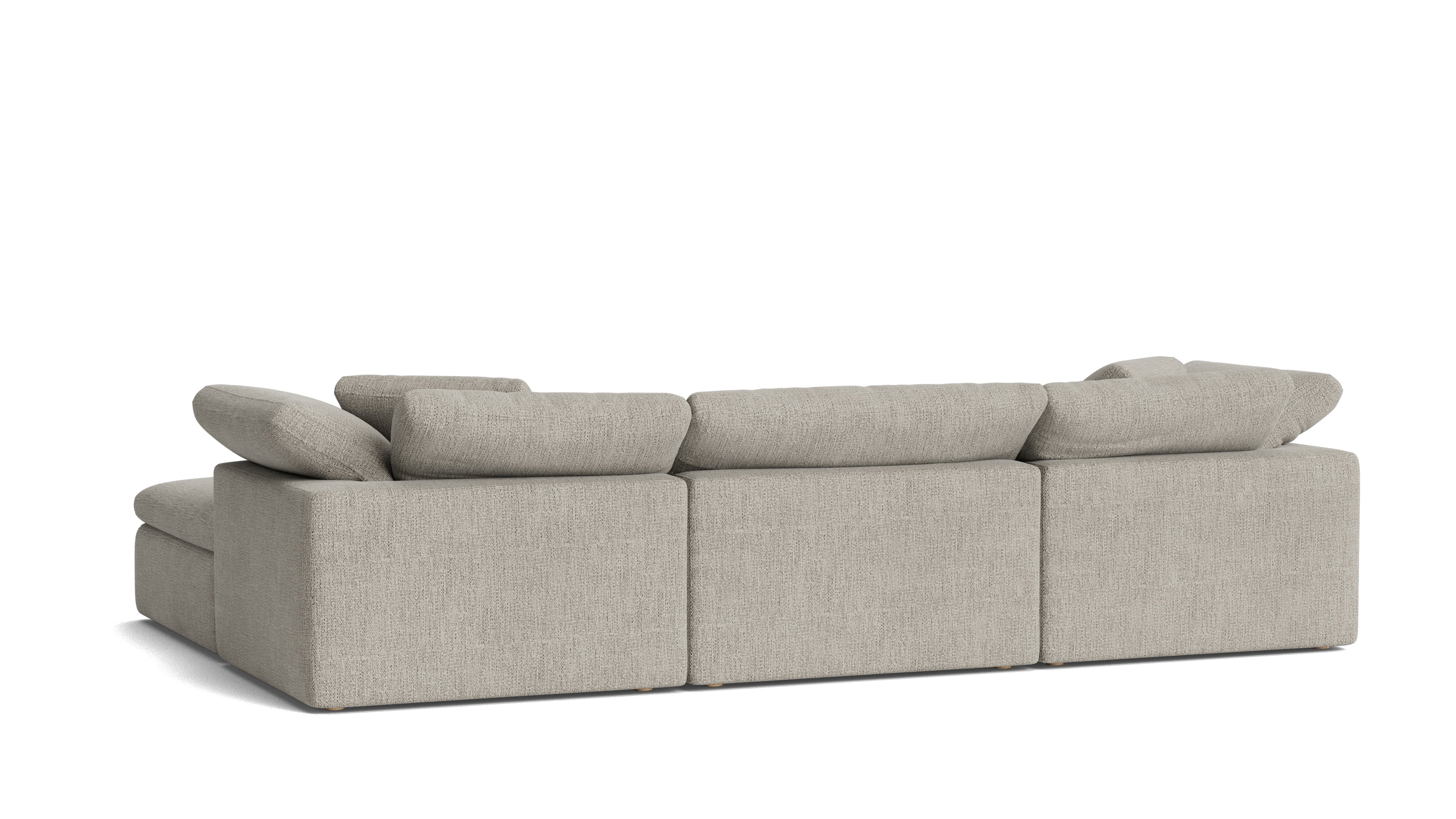 Movie Night™ 5 - Piece Modular U - Shaped Sectional, Large, Oatmeal - Sundays Company CanadaSEC-YJ-922-007