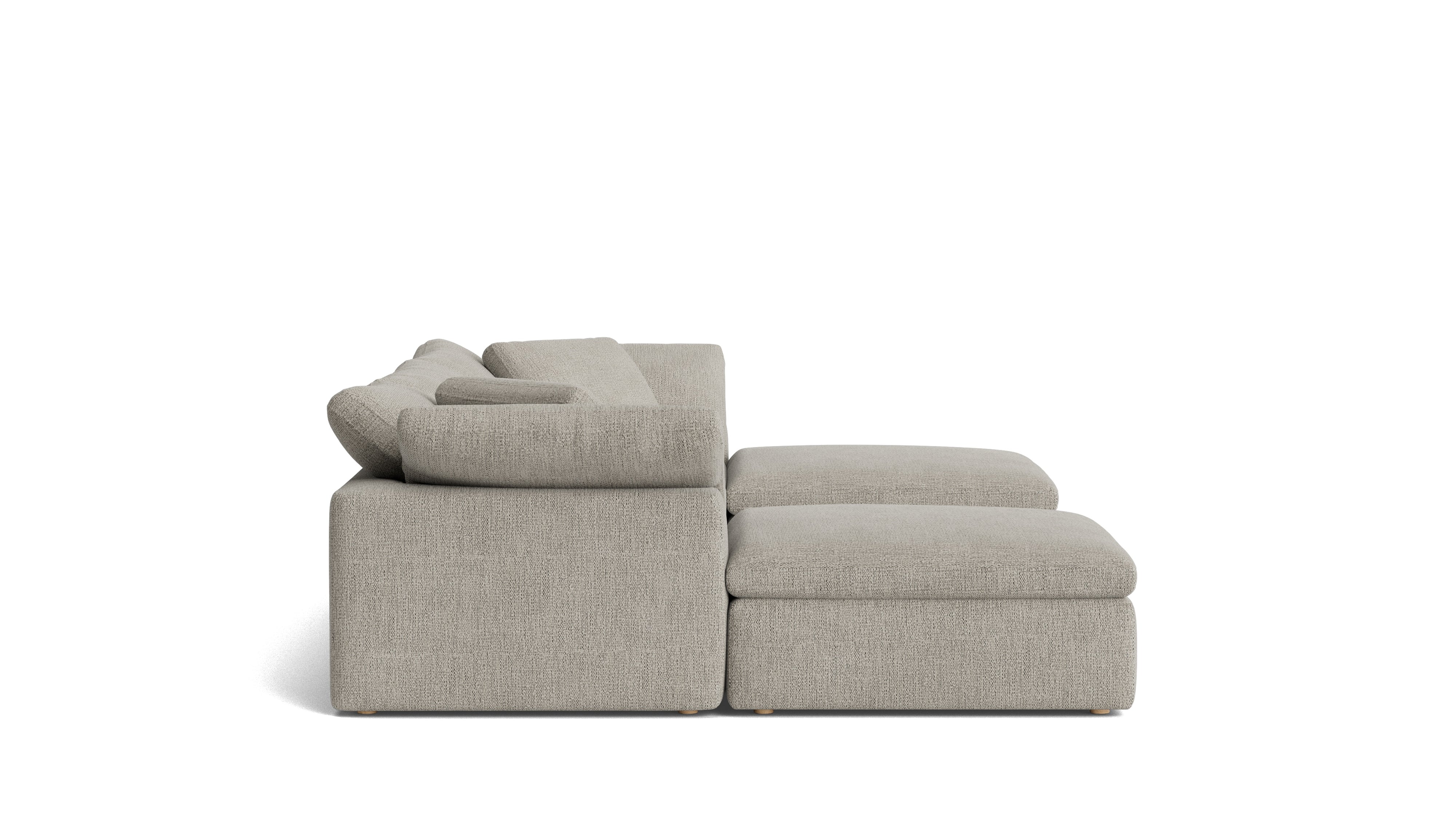 Movie Night™ 5 - Piece Modular U - Shaped Sectional, Large, Oatmeal - Sundays Company CanadaSEC-YJ-922-007