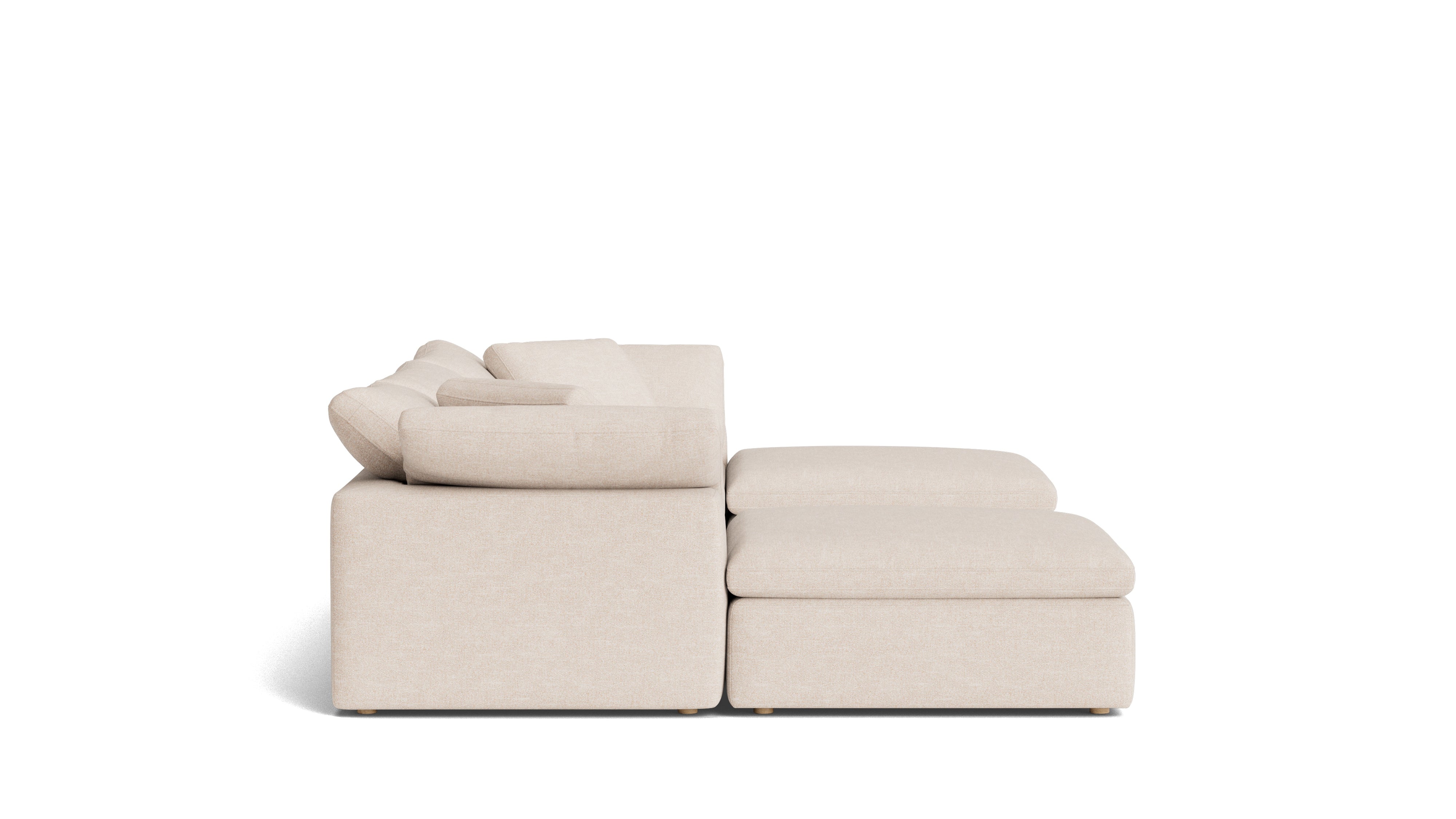 Movie Night™ 5-Piece Modular U-Shaped Sectional, Large, Sunbeam
