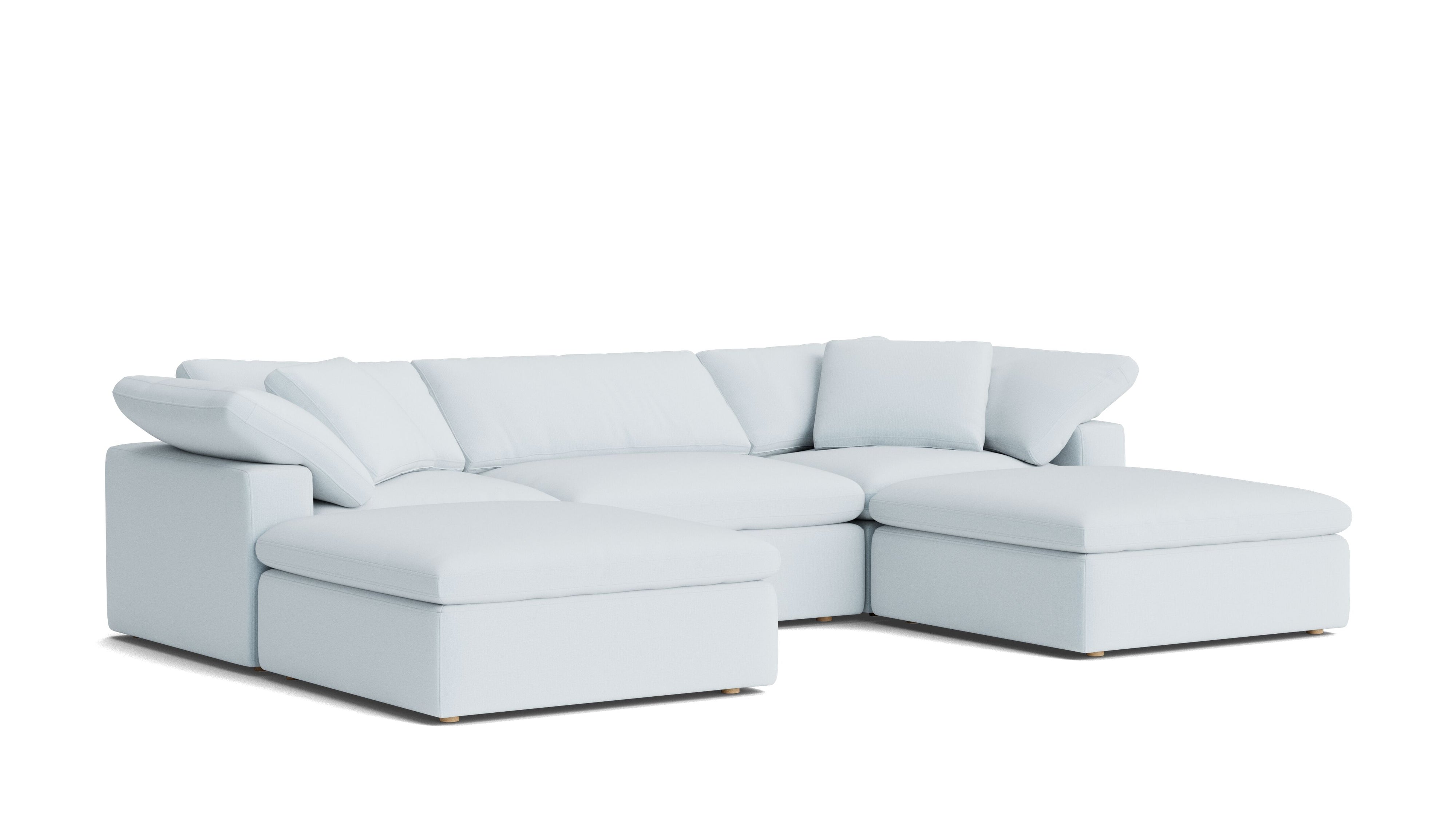 Movie Night™ 5-Piece Modular U-Shaped Sectional, Large, Cove