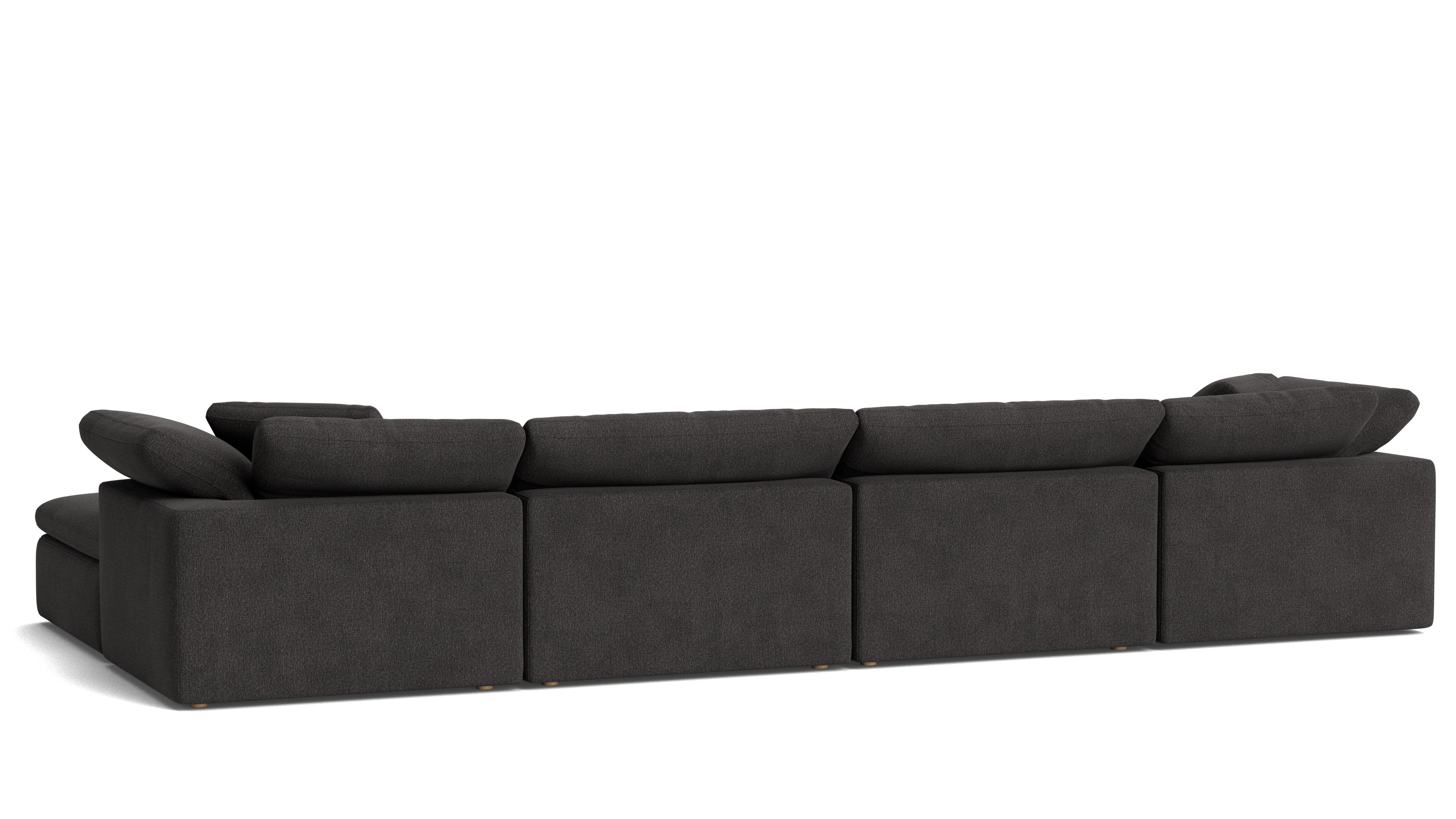 Movie Night™ 6 - Piece Modular U - Shaped Sectional, Large, Dark Shadow - Sundays Company CanadaSEC-YJ-923-025
