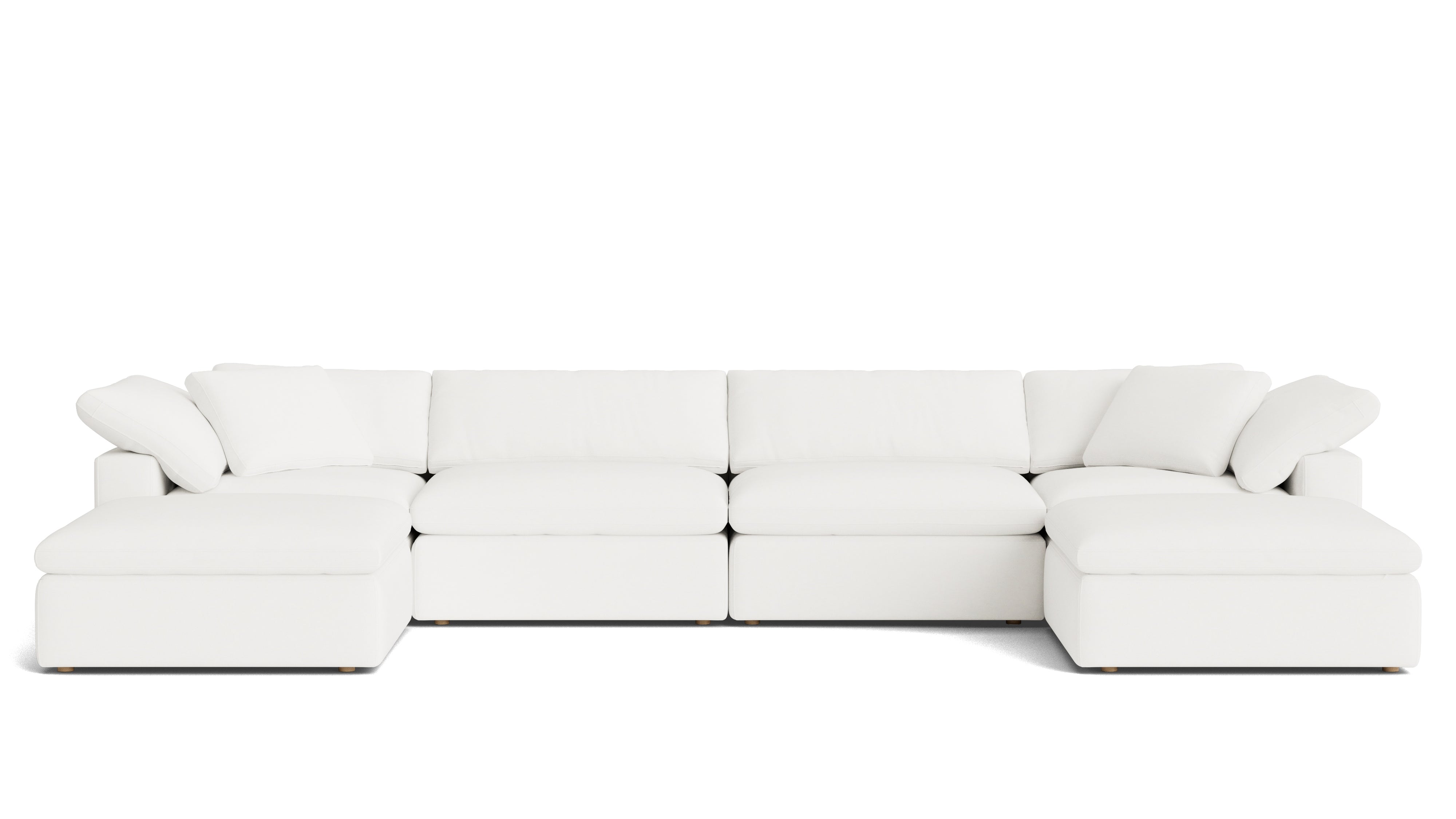 Movie Night™ 6 - Piece Modular U - Shaped Sectional, Large, Brie - Sundays Company CanadaSEC-YJ-923-037
