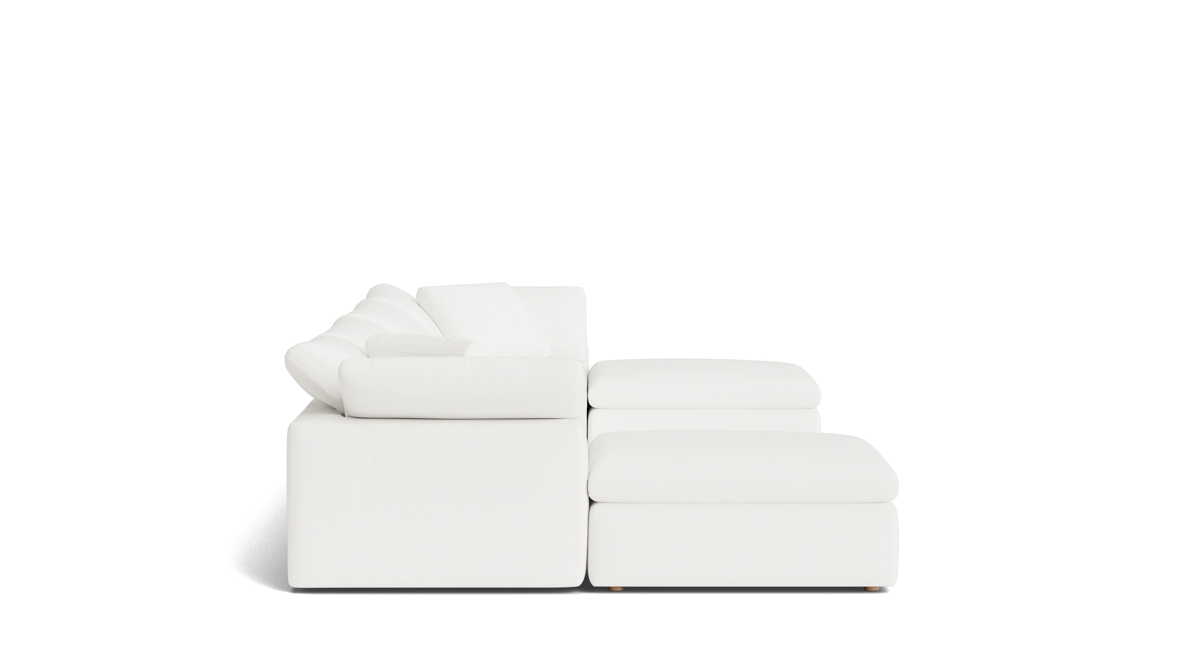 Movie Night™ 6 - Piece Modular U - Shaped Sectional, Large, Brie - Sundays Company CanadaSEC-YJ-923-037