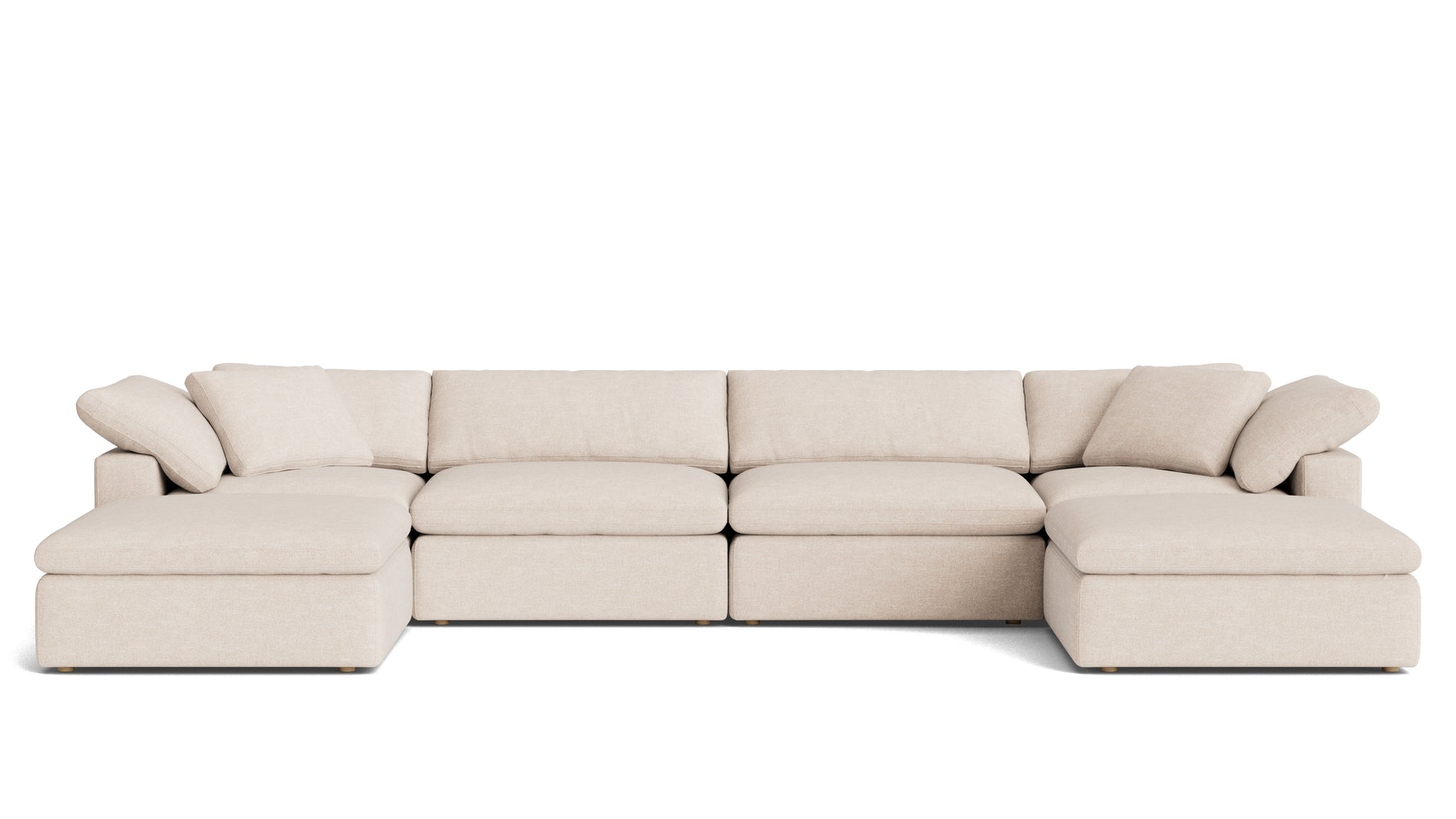 Movie Night™ 6-Piece Modular U-Shaped Sectional, Large, Sunbeam_image