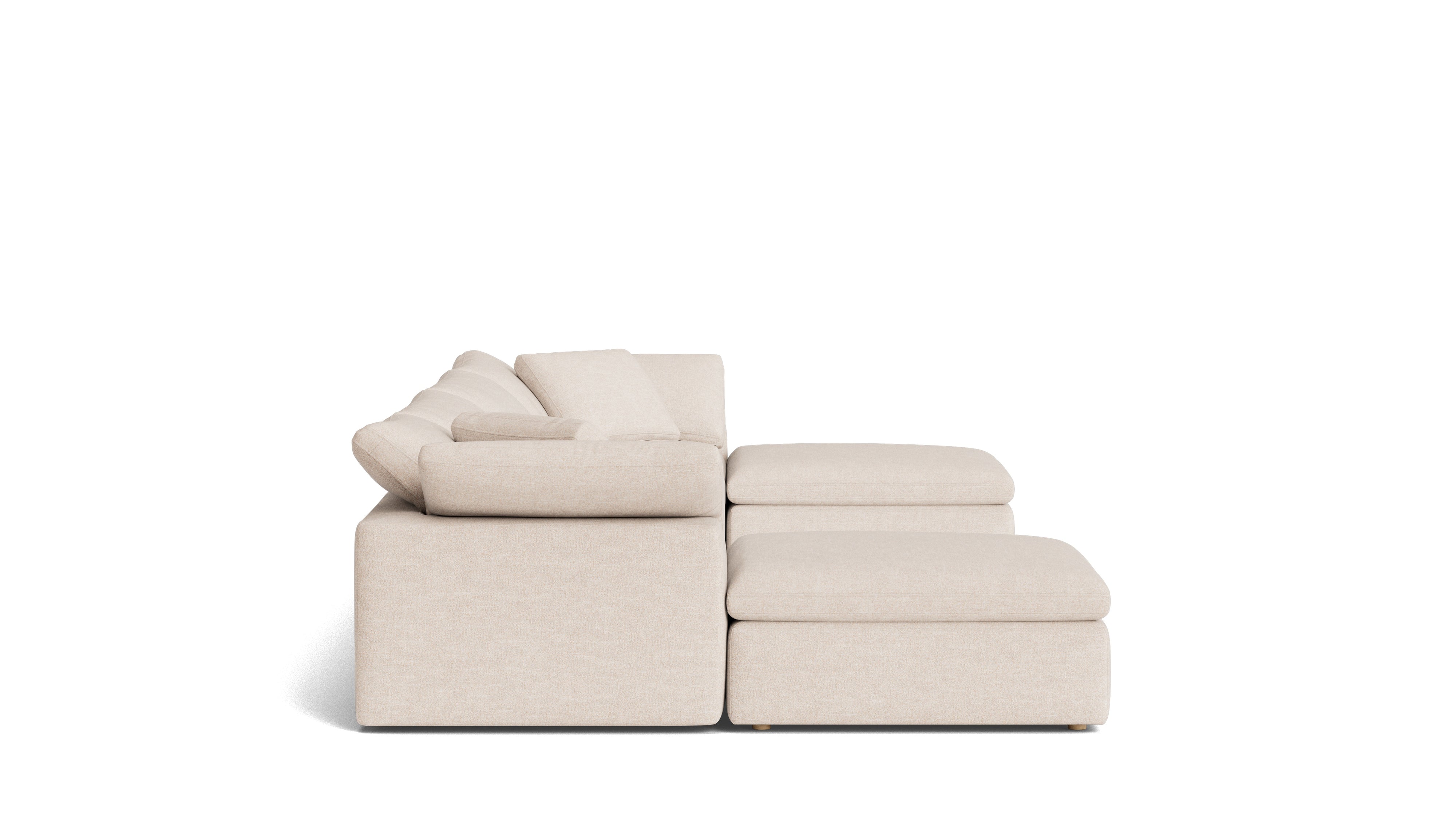 Movie Night™ 6-Piece Modular U-Shaped Sectional, Large, Sunbeam