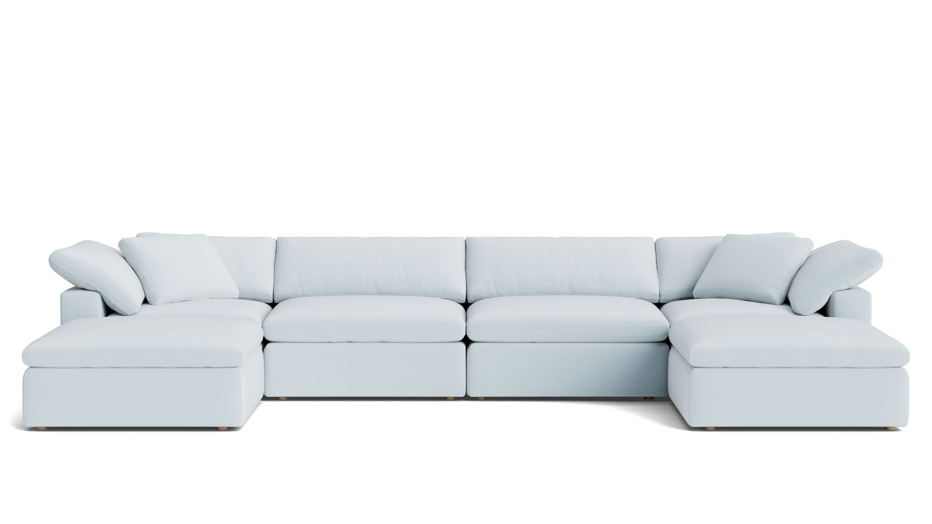 Movie Night™ 6-Piece Modular U-Shaped Sectional, Large, Cove_image