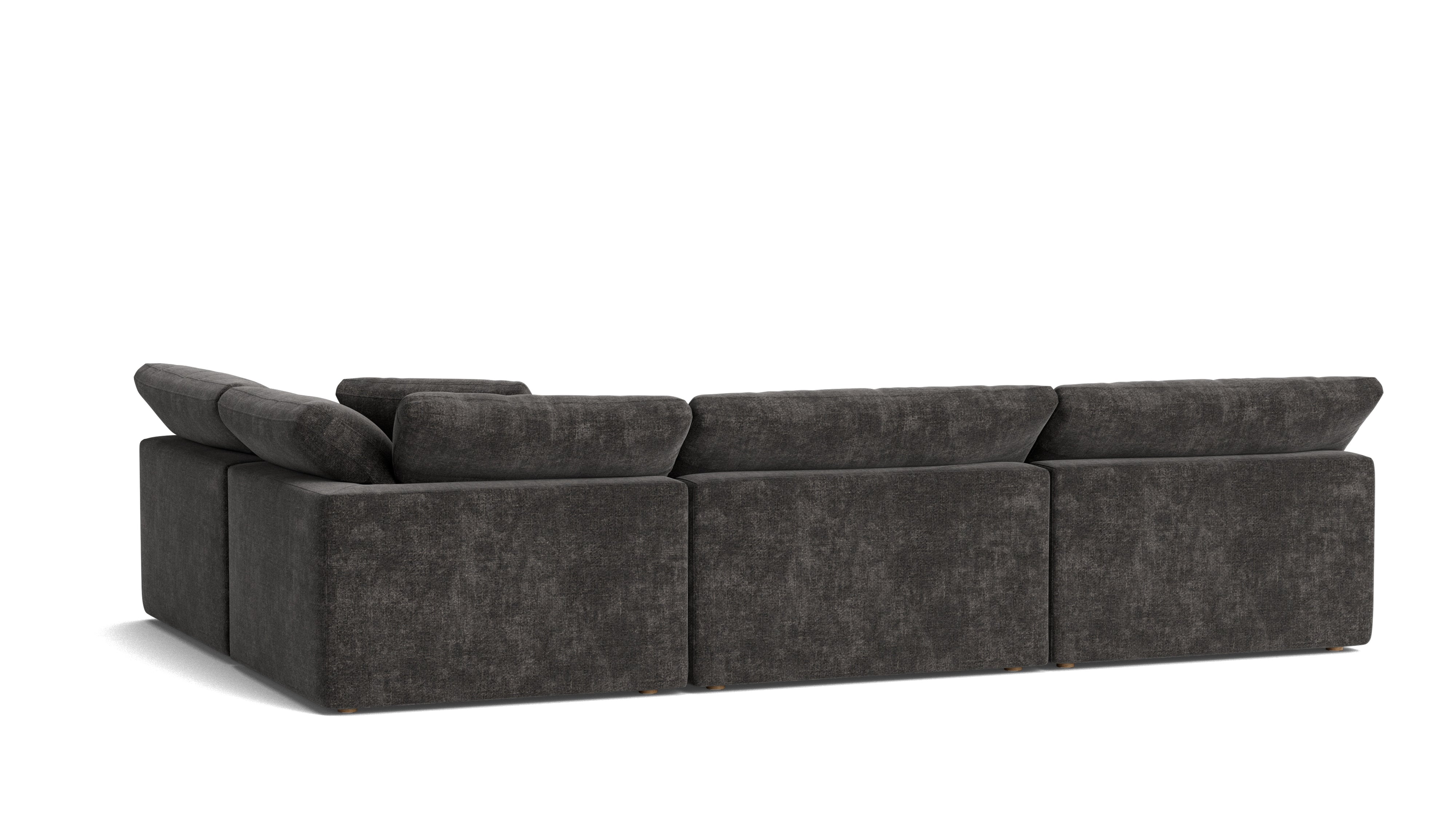 Movie Night™ 4 - Piece Modular Sectional Open, Large, Truffle - Sundays Company CanadaSEC-YJ-924-003
